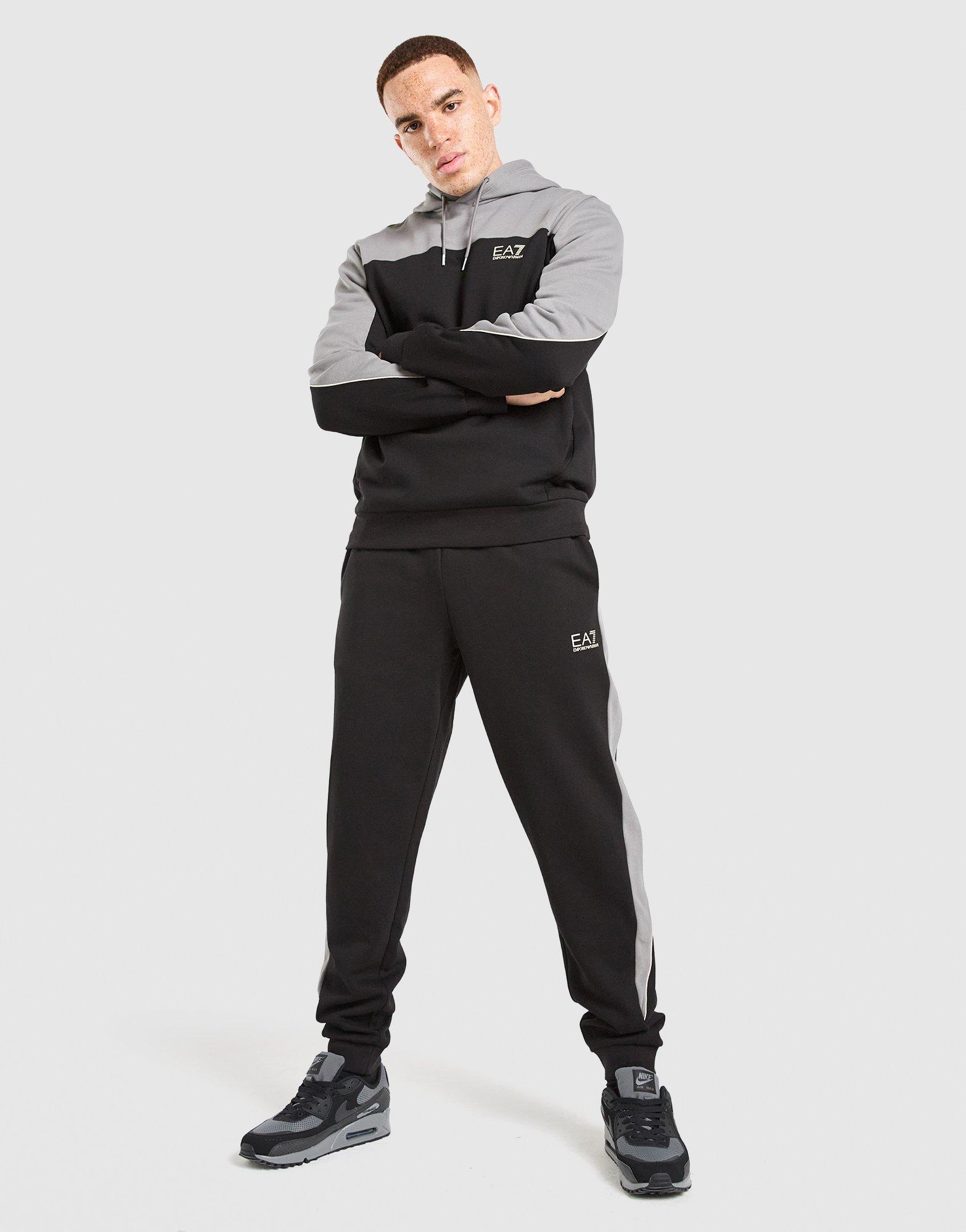 EA7 Emporio Armani Authentic Colour Block Hoodie