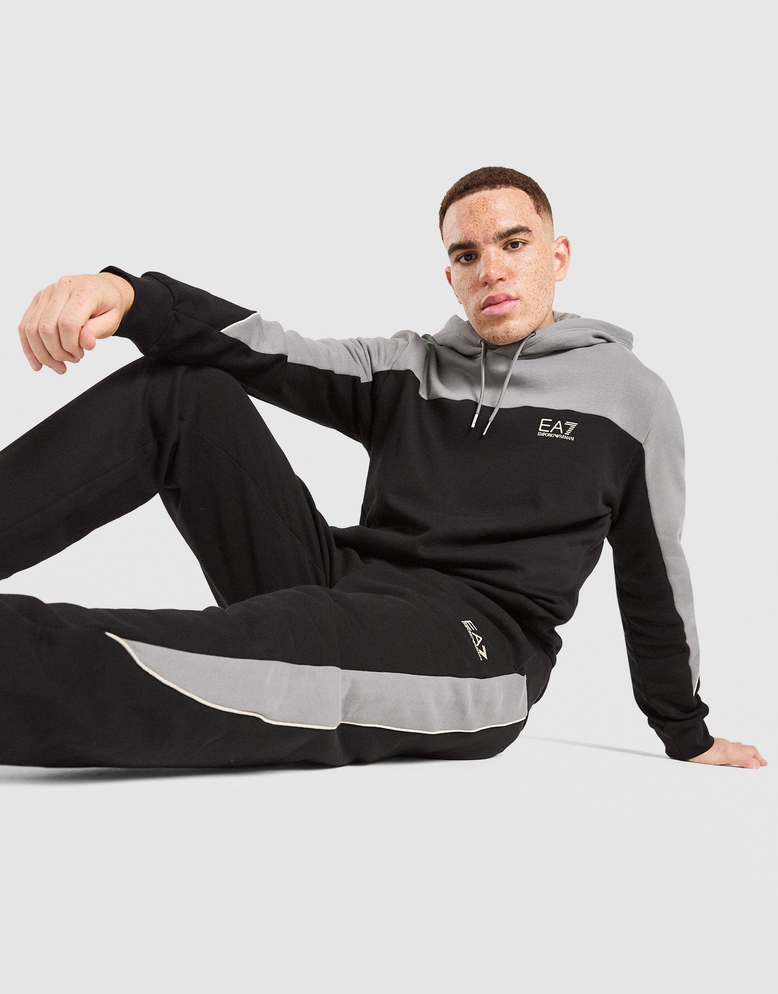 EA7 Emporio Armani Authentic Colour Block Hoodie