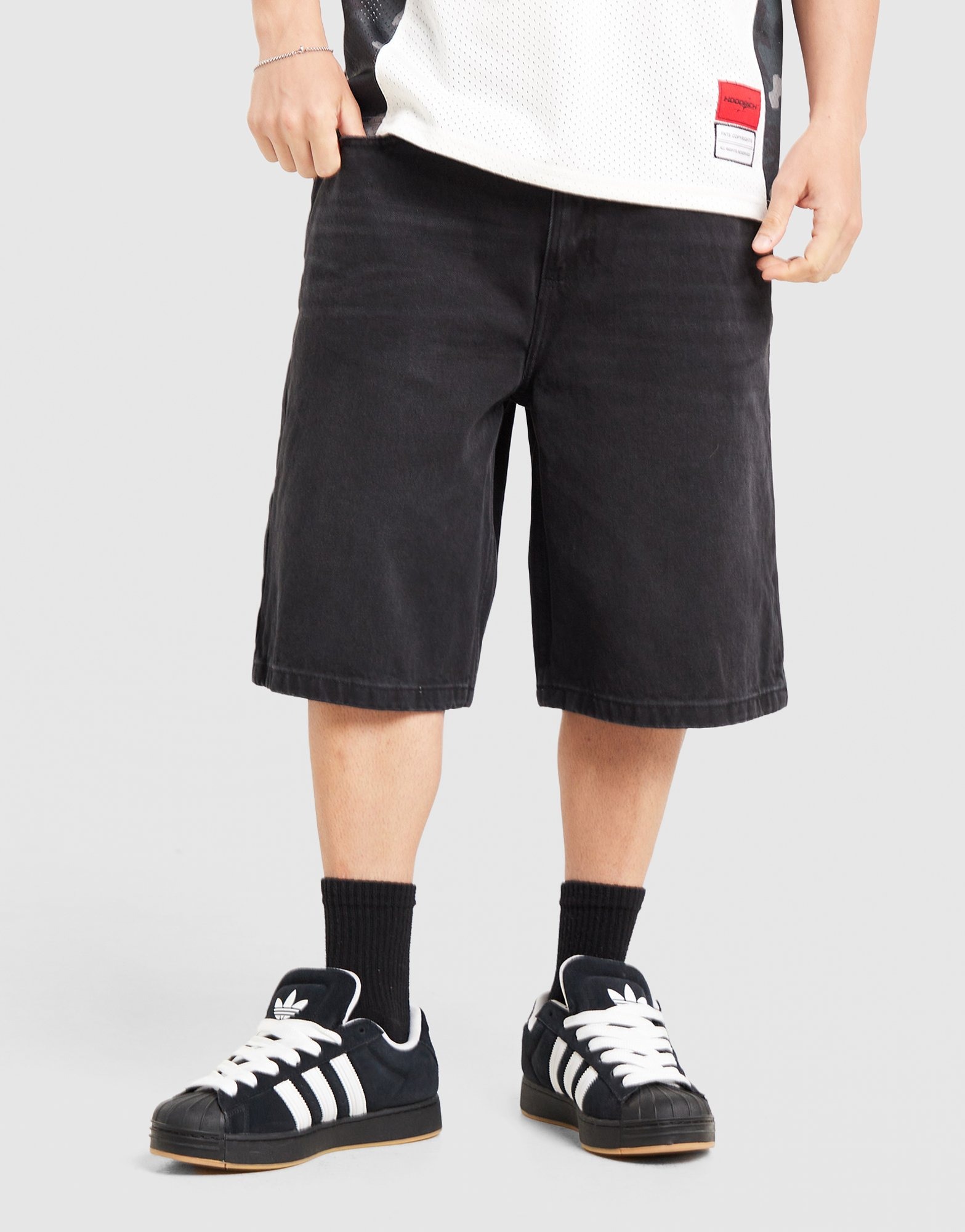 Black Hoodrich Varsity Jorts - JD Sports Global