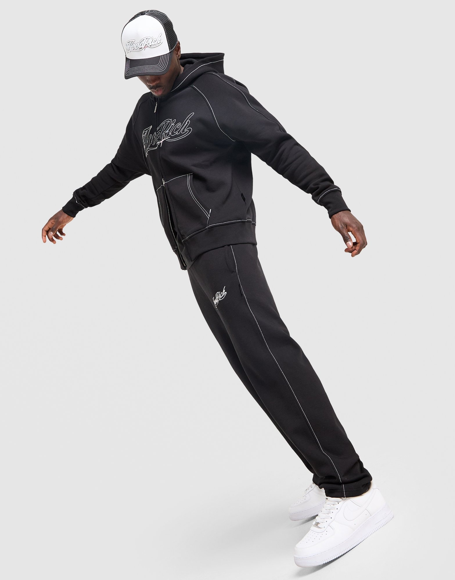 Black Hoodrich Fadez Joggers - JD Sports Global