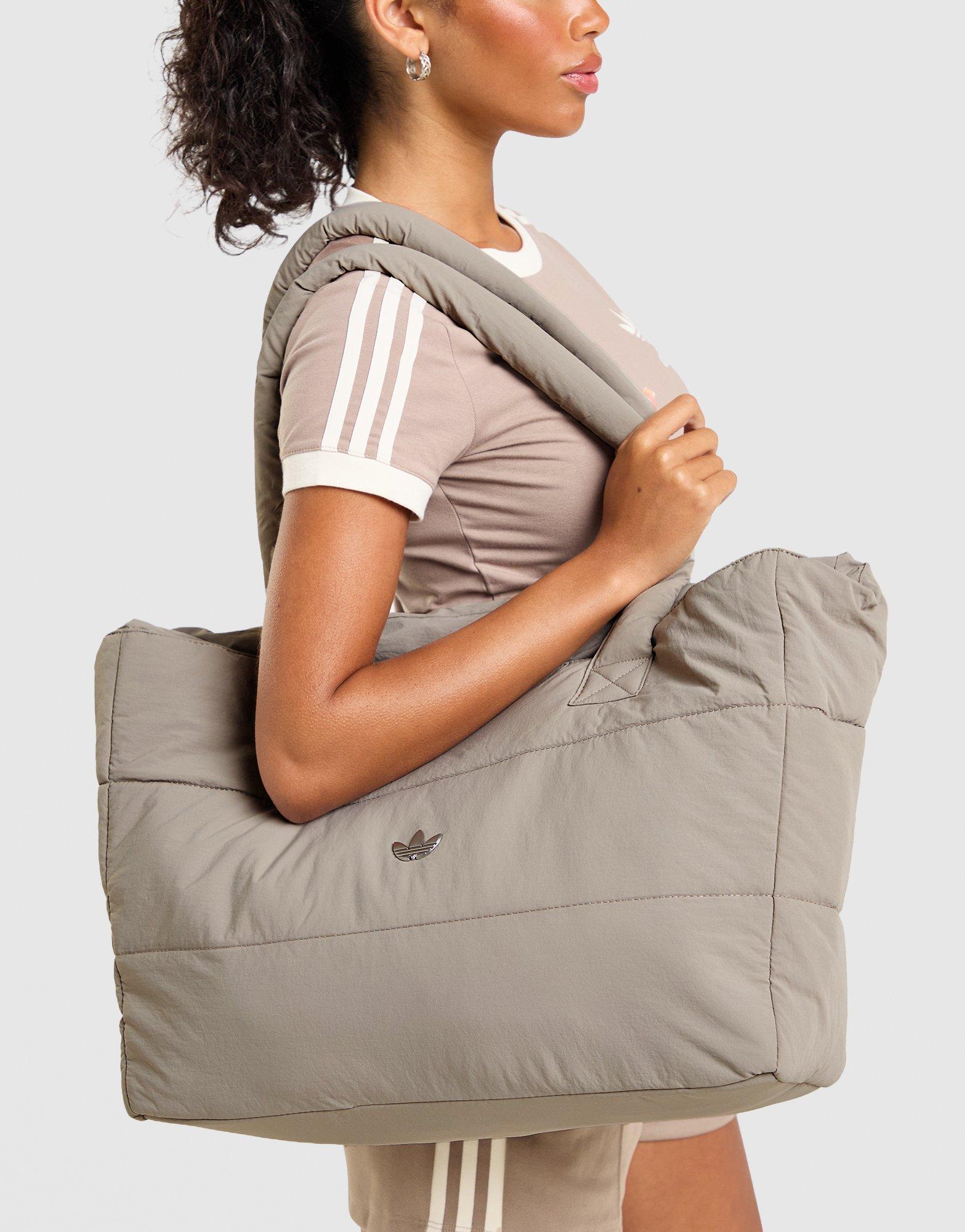 adidas Originals Quilted Nylon Metallic Trefoil Tote Bag