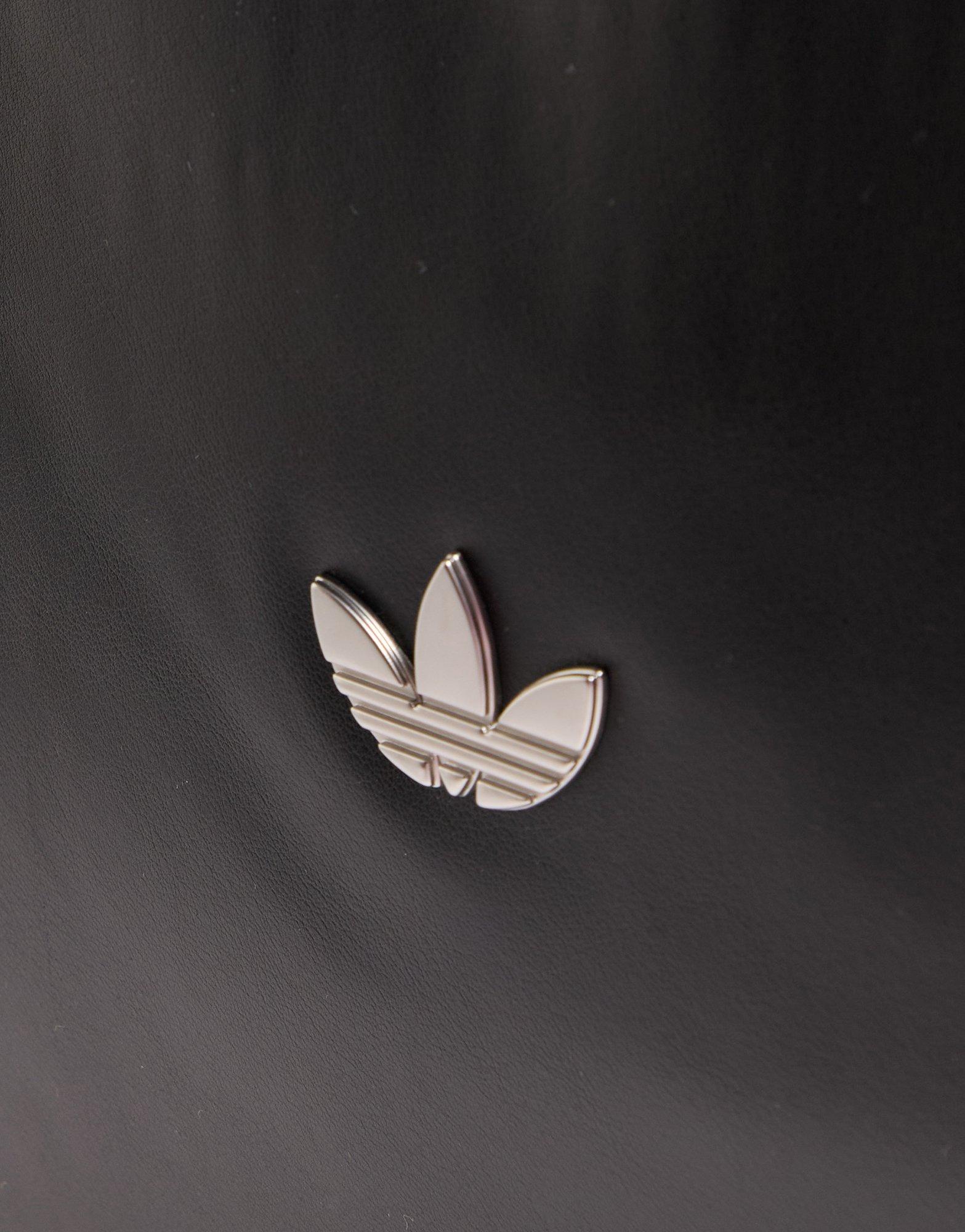 adidas Originals PU Metallic Trefoil Tote Bag