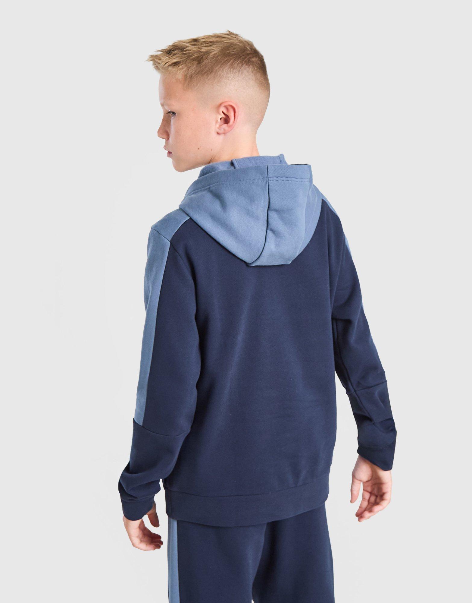 EA7 Emporio Armani Train Logo Colour Block Hoodie