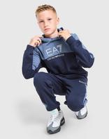 EA7 Emporio Armani Train Logo Colour Block Hoodie
