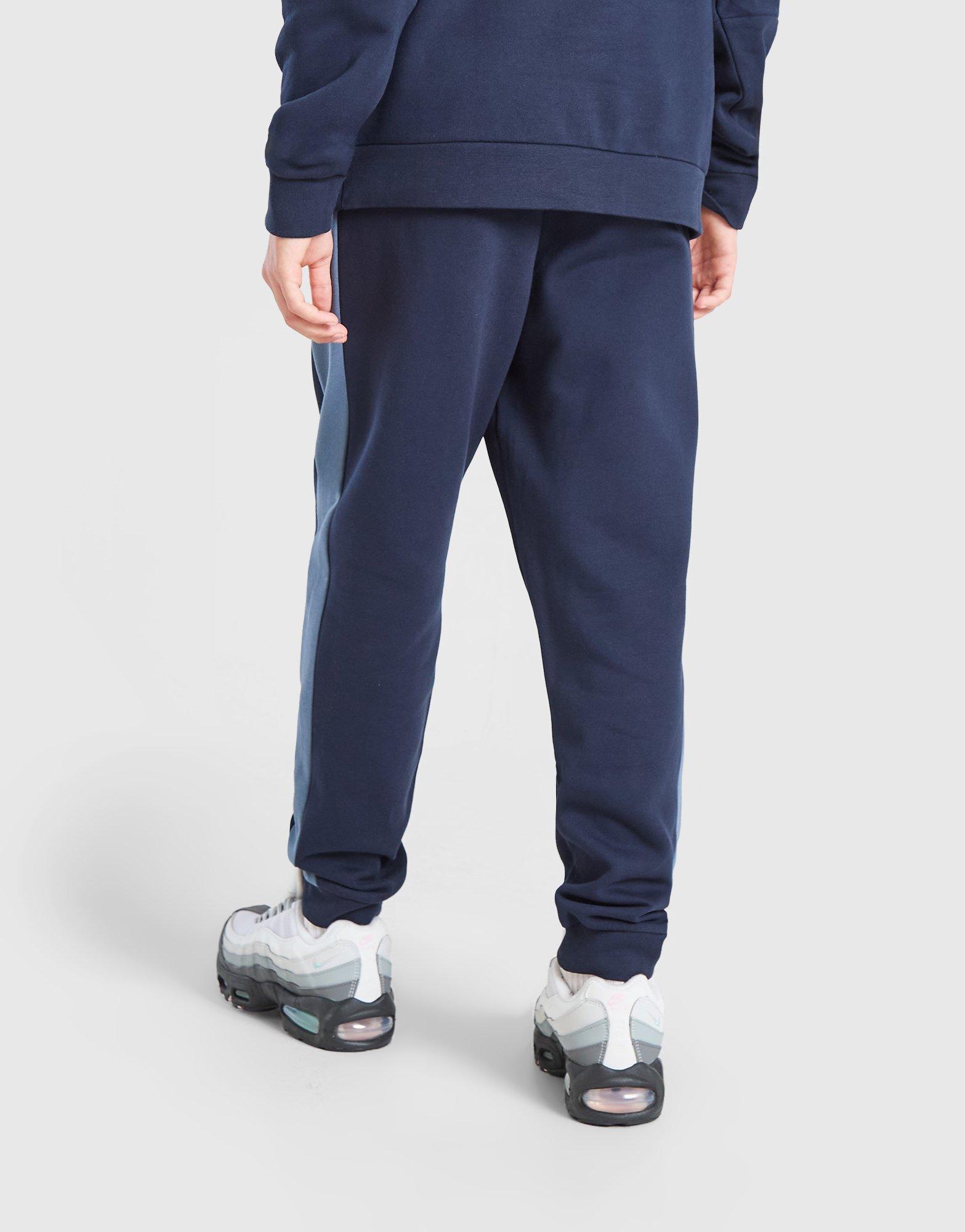 EA7 Emporio Armani Train Logo Colour Block Fleece Joggers Junior