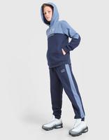 EA7 Emporio Armani Train Logo Colour Block Fleece Joggers Junior