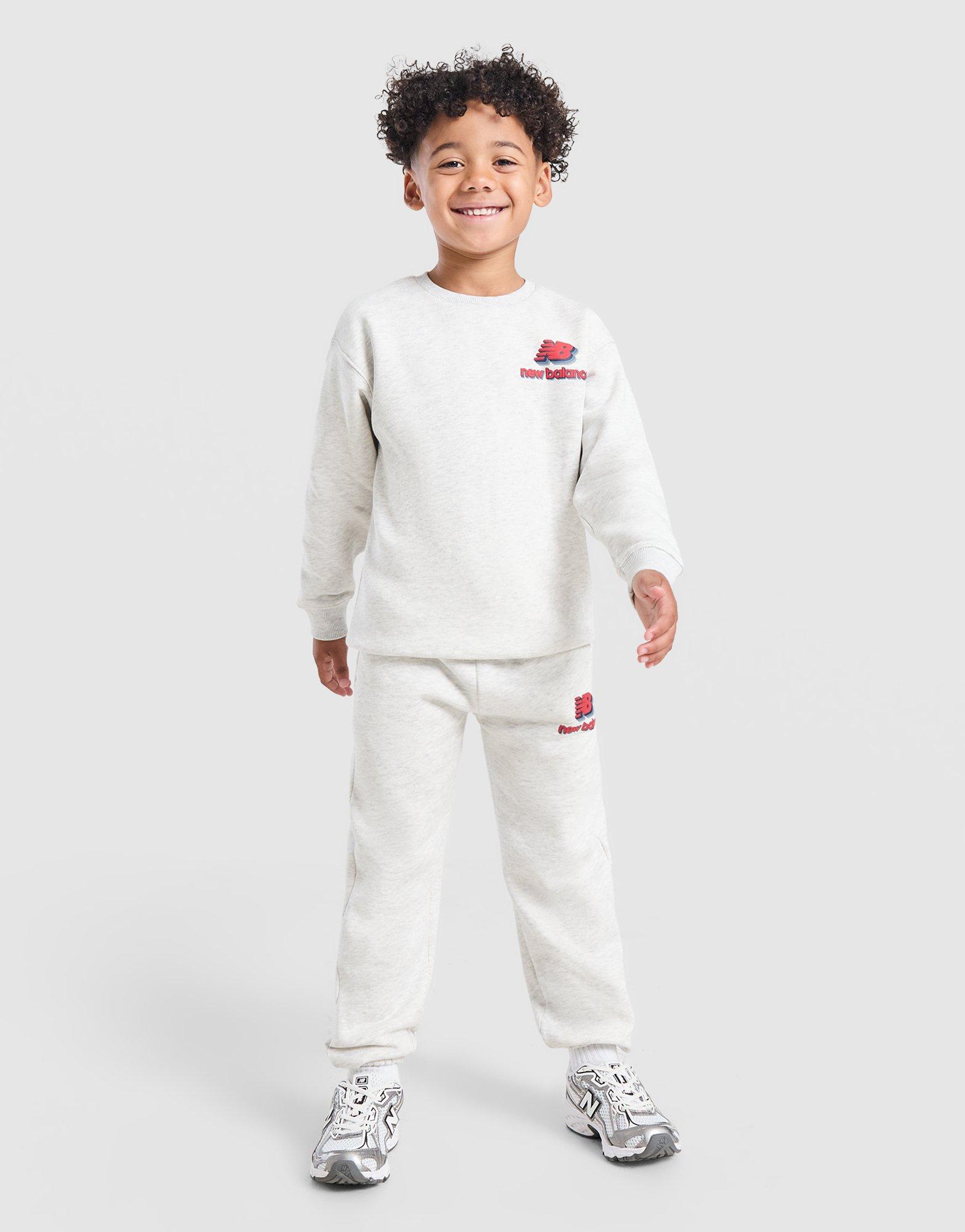 New Balance Stack Bubble Crew Tracksuit Children