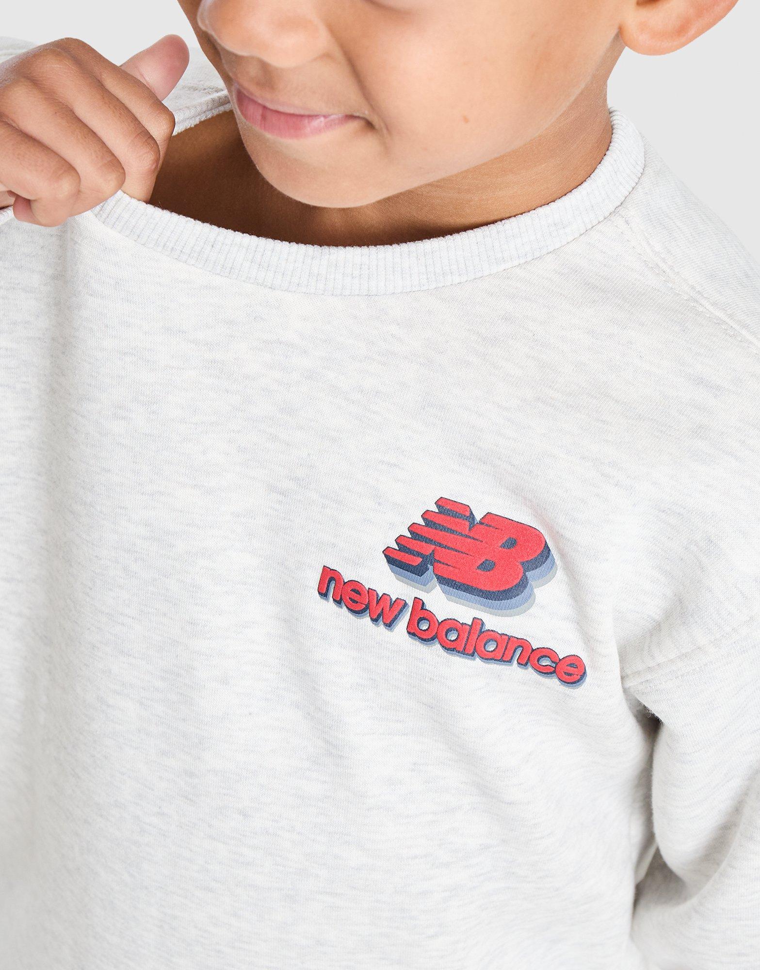 New Balance Stack Bubble Crew Tracksuit Children