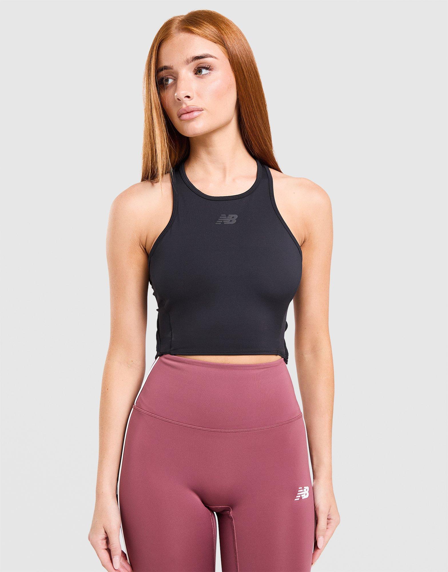 New Balance Running Fitted Crop Tank Top