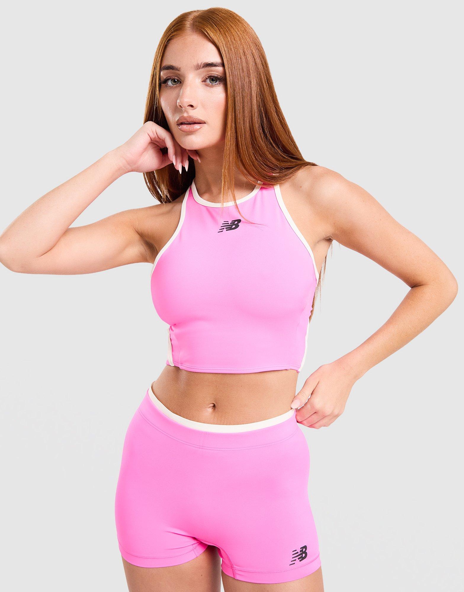 New Balance Running Fitted Crop Tank Top