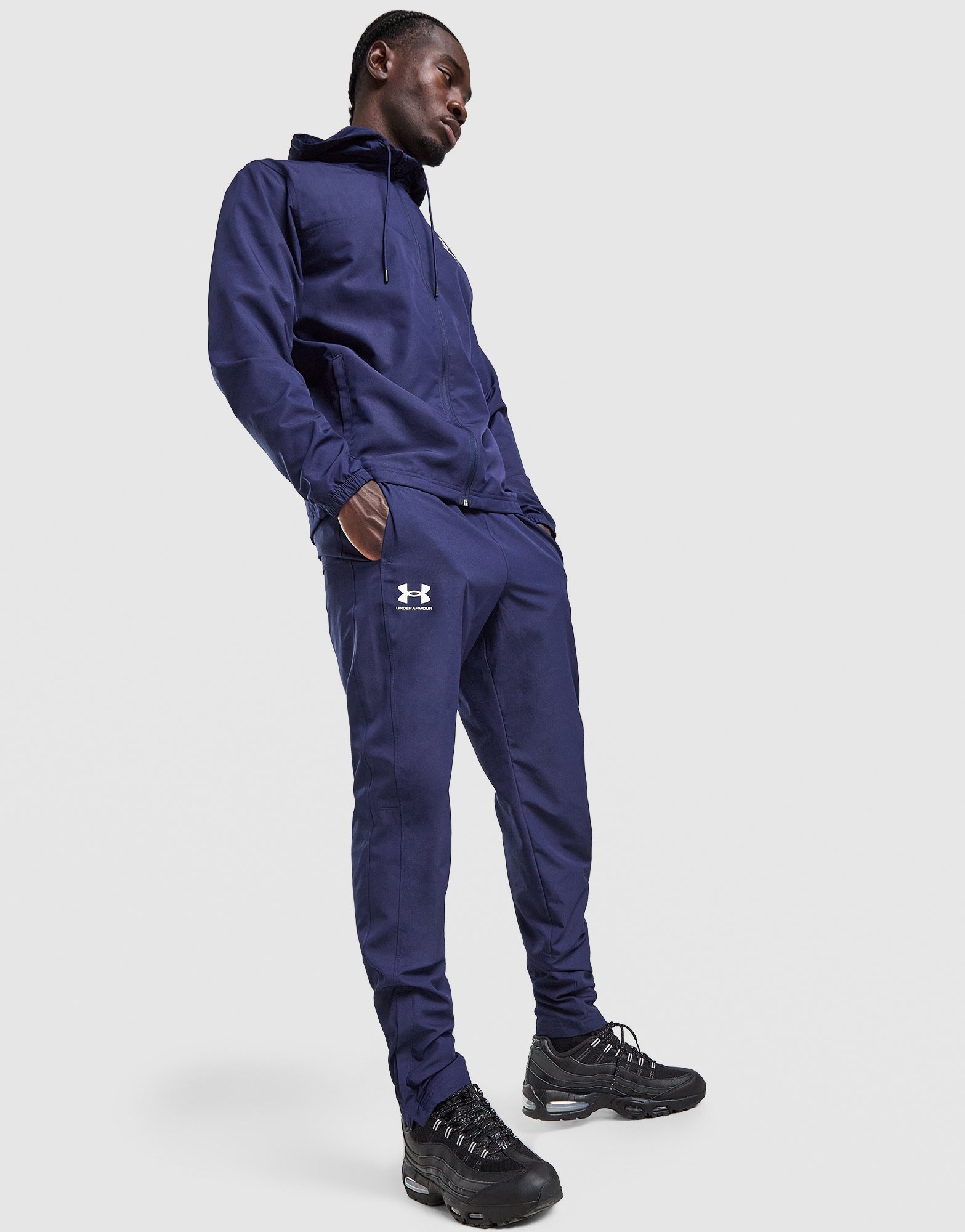 Blue Under Armour UA Rival Woven Track Pants - JD Sports Global