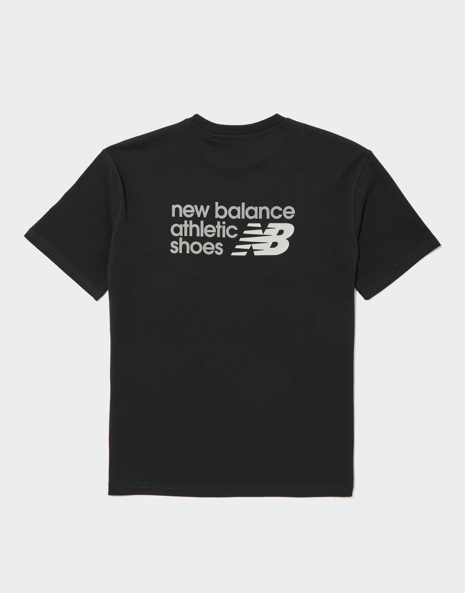 New Balance Linear Back Print T-Shirt Junior