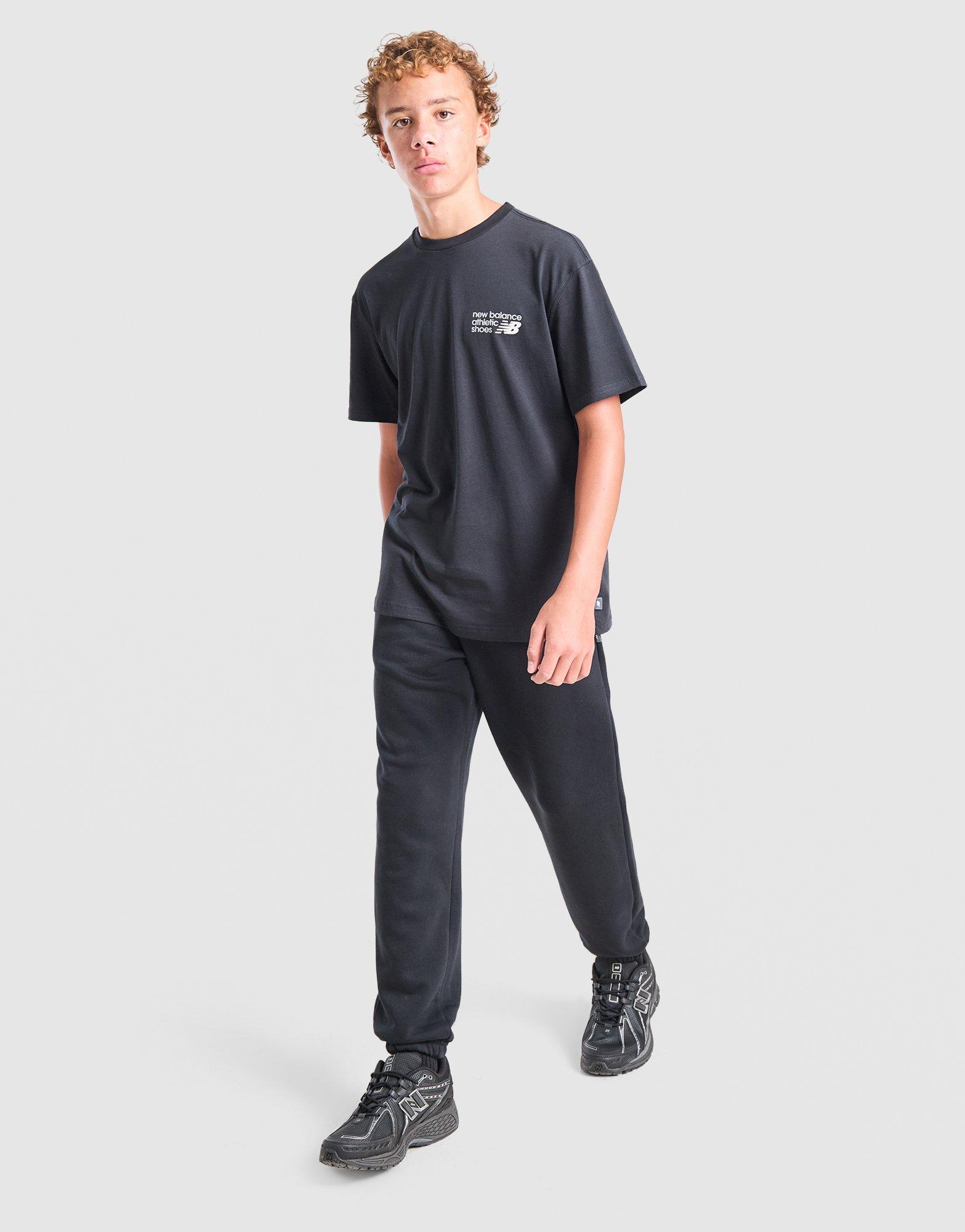 New Balance Linear Back Print T-Shirt Junior