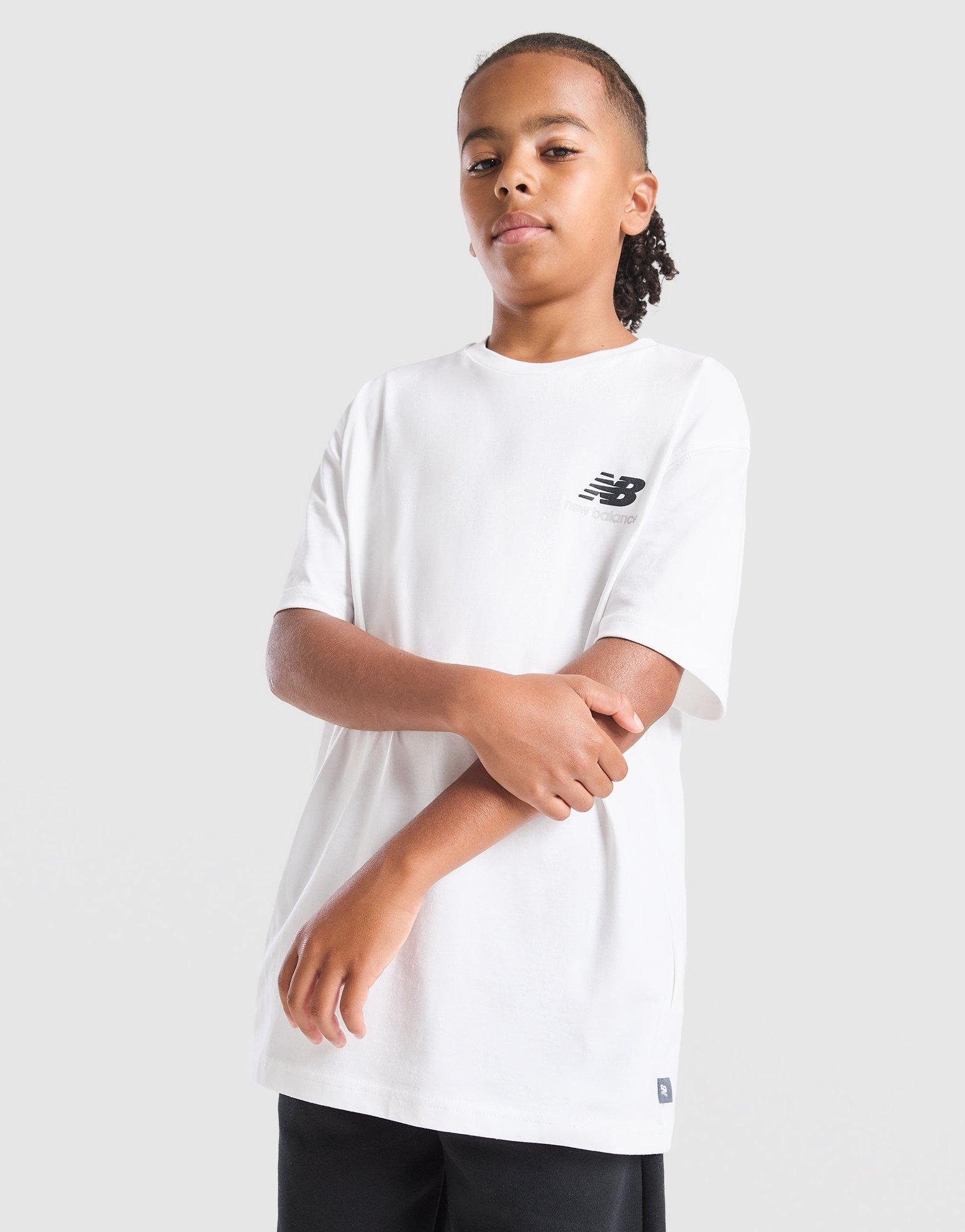 New Balance Multi Logo Back Print T-Shirt Junior