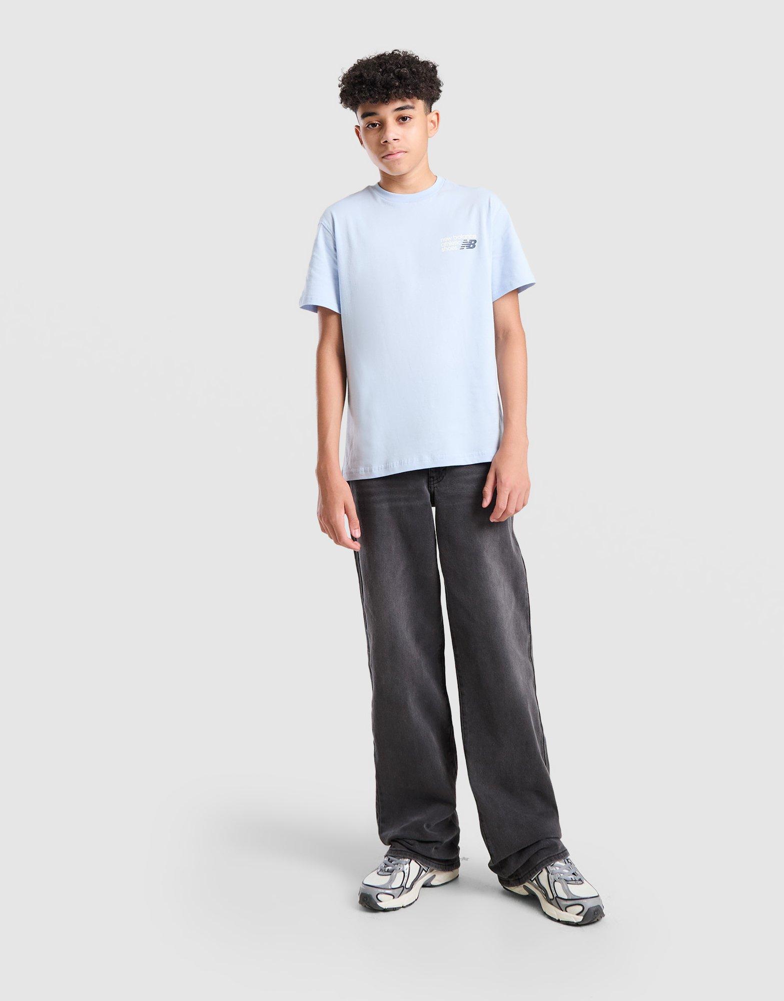 New Balance Linear Back Graphic T-Shirt Junior