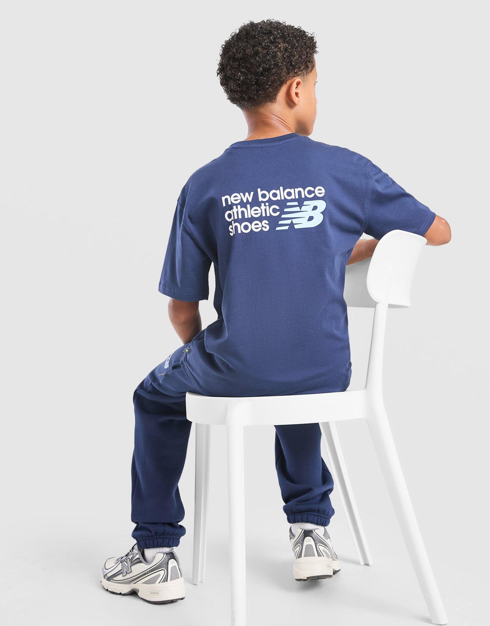 New Balance Linear Back Graphic T-Shirt Junior