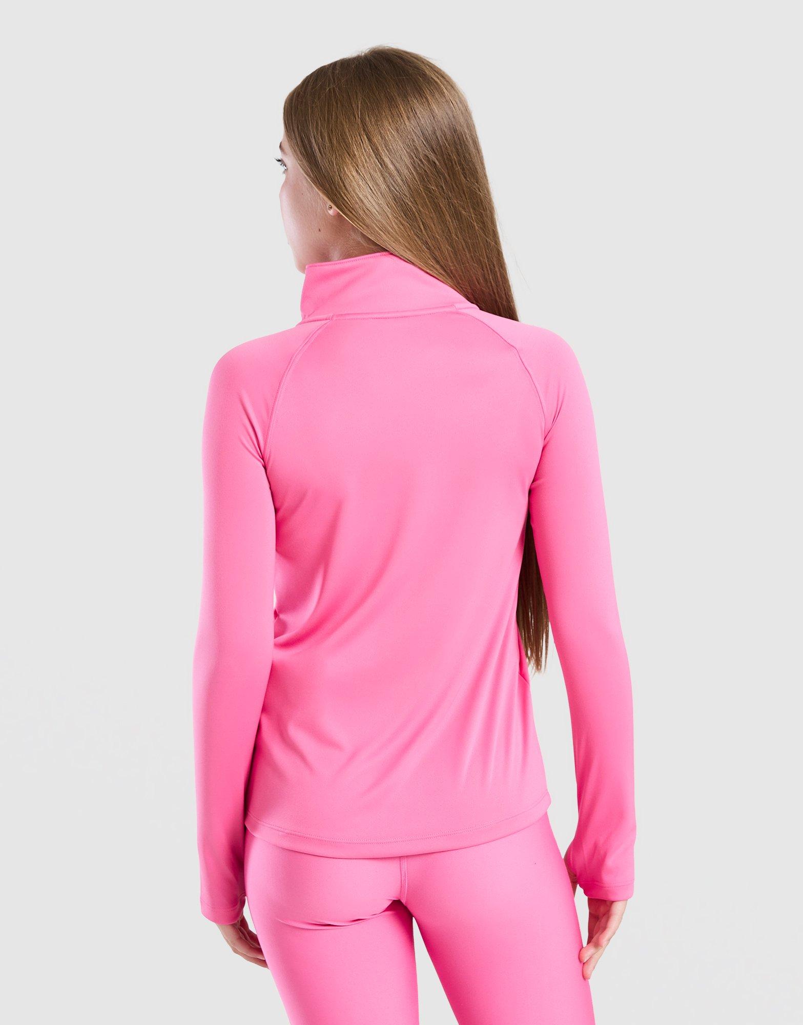 Under Armour Girls' Wordmark 1/2 Zip Top Junior
