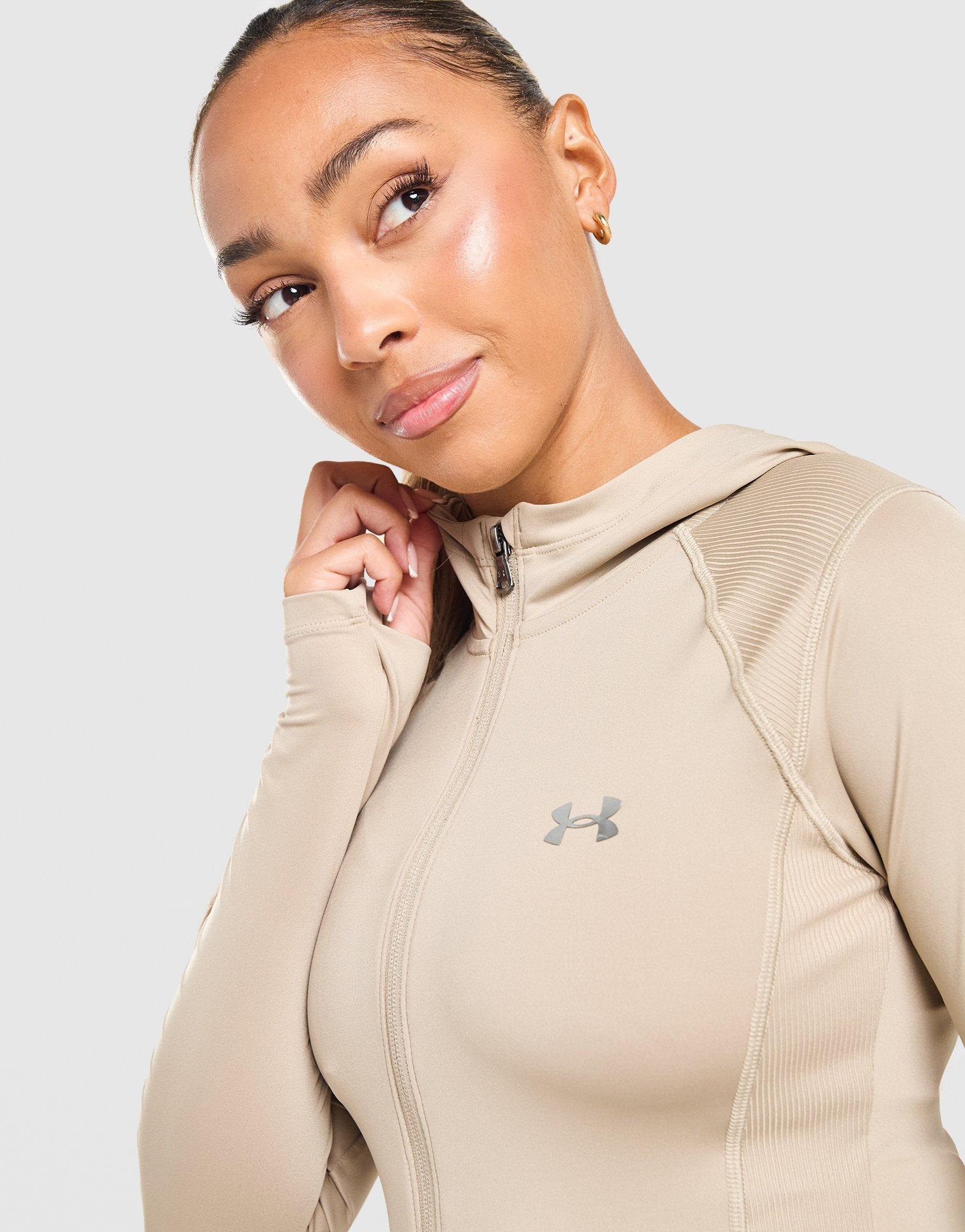 Under Armour Sweat à capuche zippé côtelé