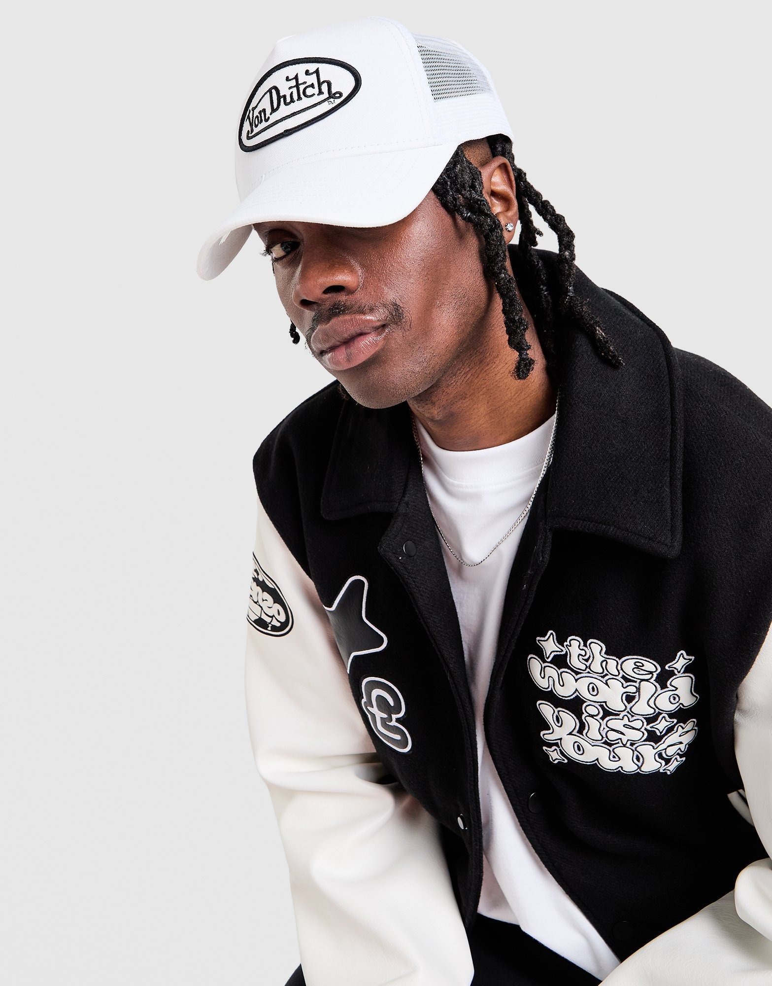 White Von Dutch Staple Trucker Cap | JD Sports UK