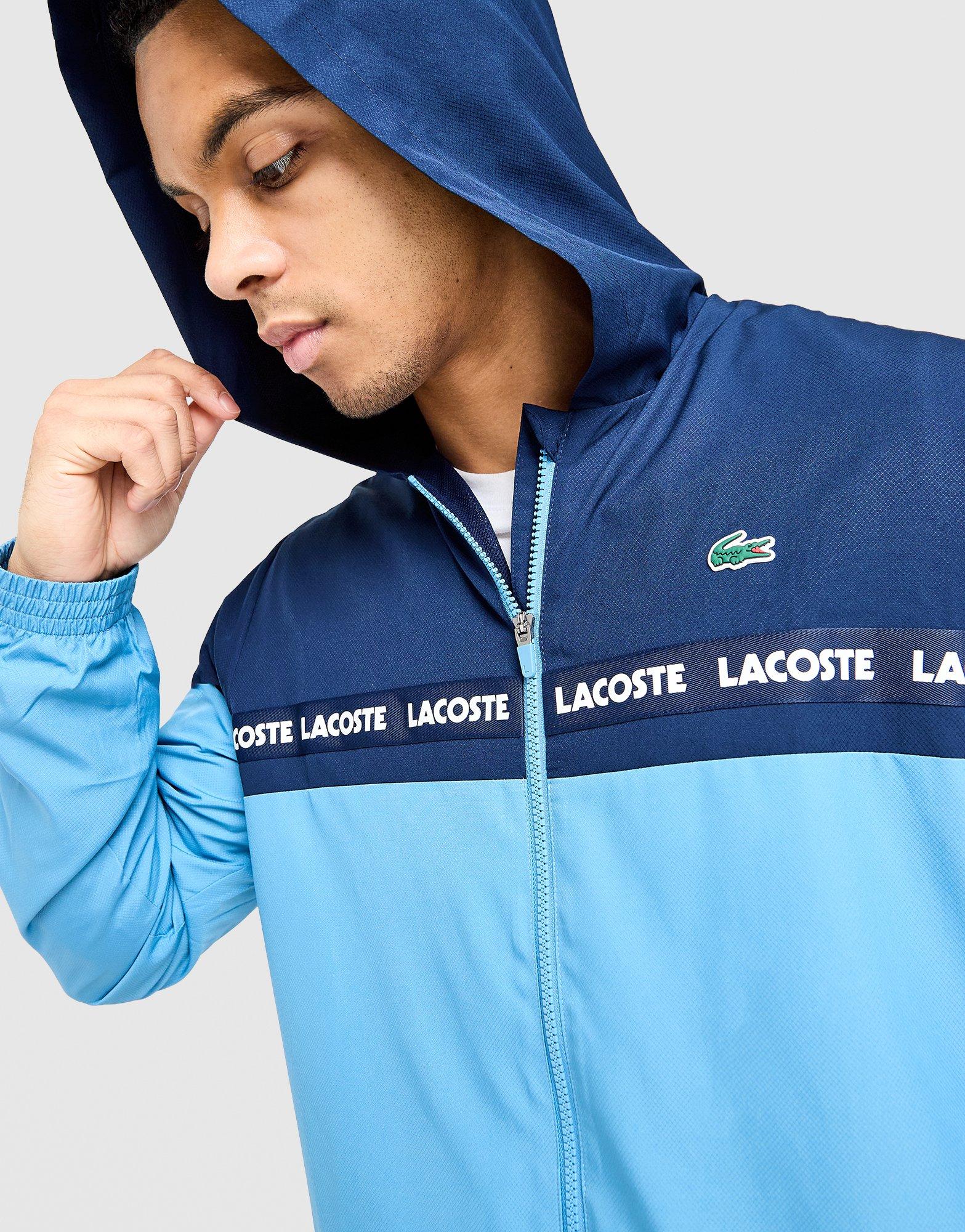 Lacoste Soft Shell Croc Woven Full Zip Jacket