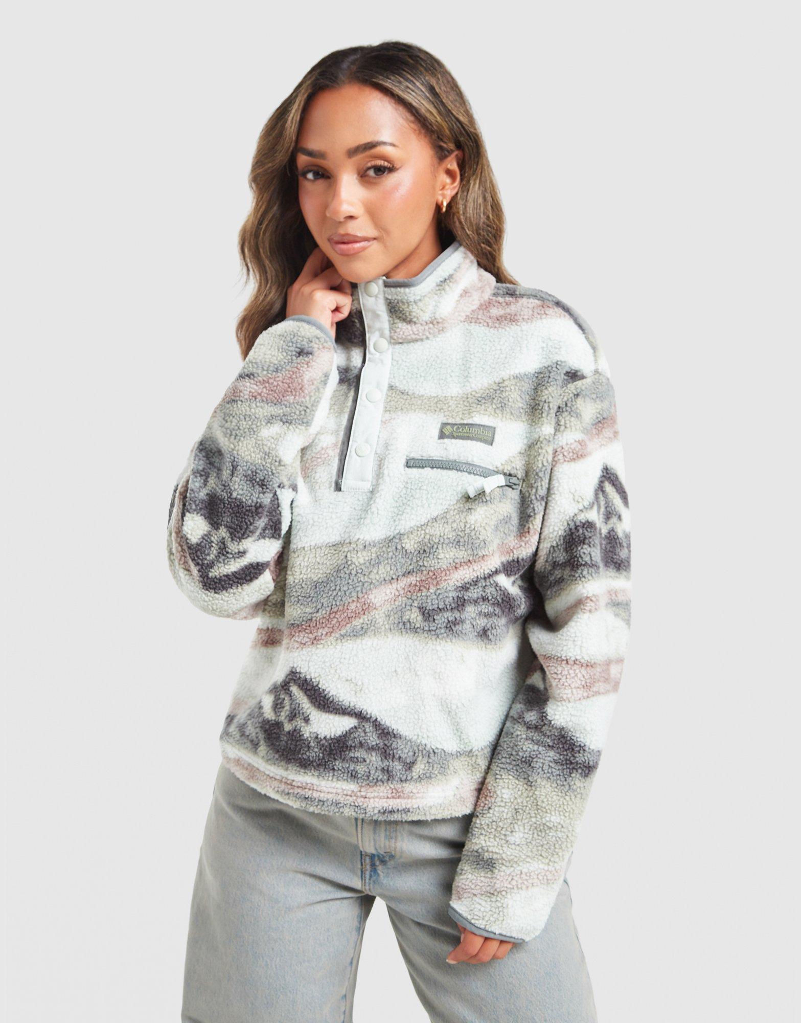Columbia Helvetia Cropped Printed 1/2 Snap Fleece