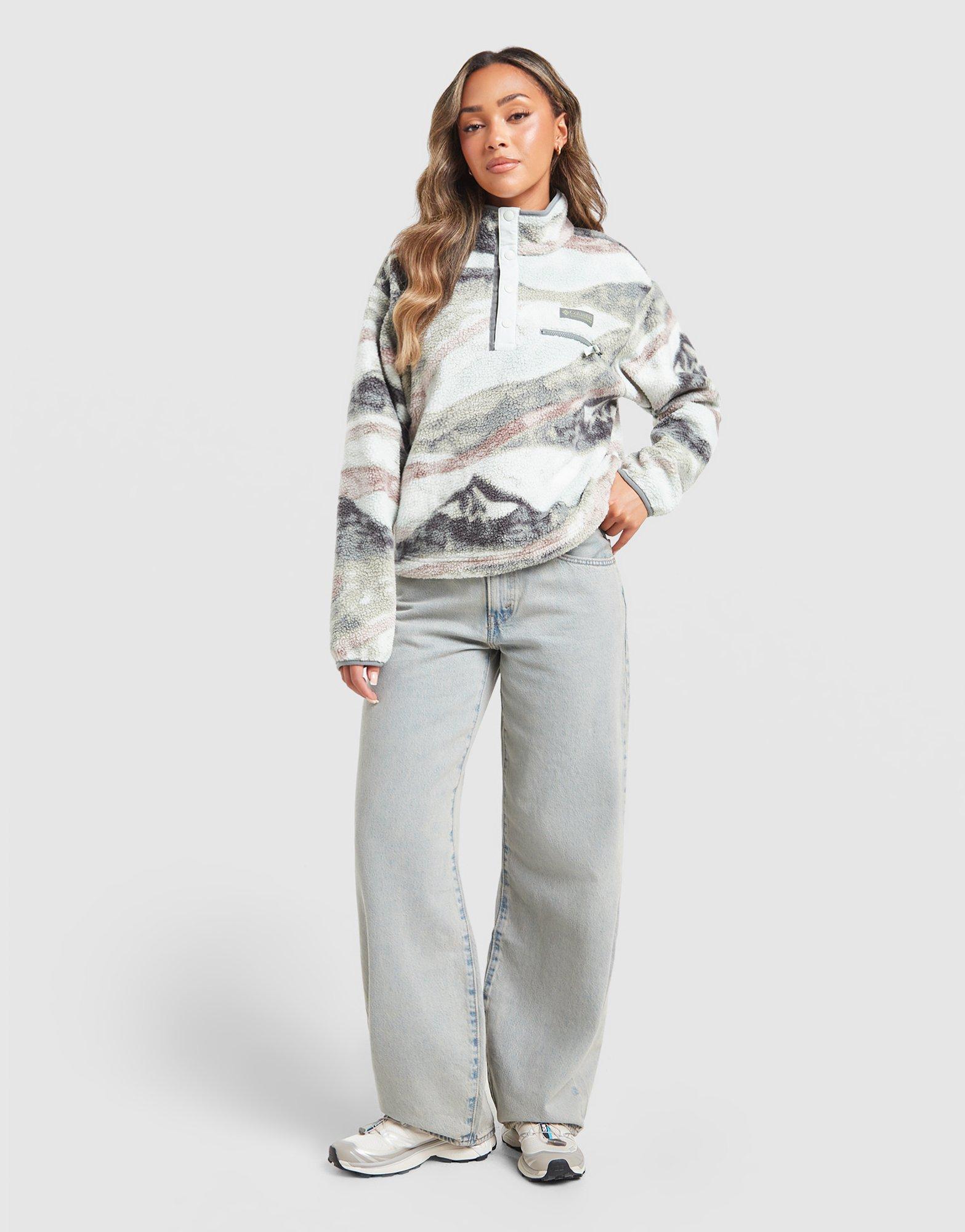 Columbia Helvetia Cropped Printed 1/2 Snap Fleece