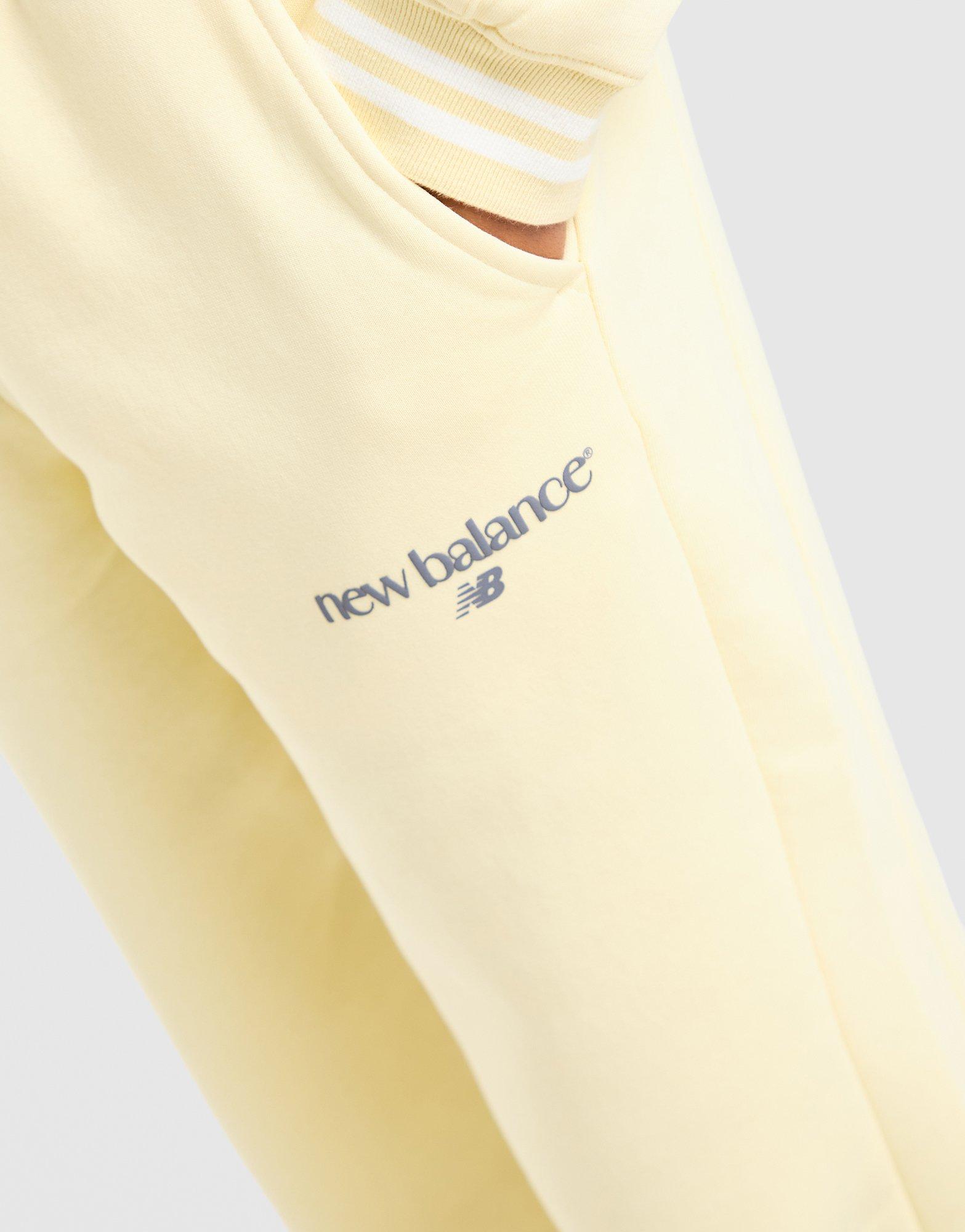 New Balance Ribbed Wide Leg Joggers