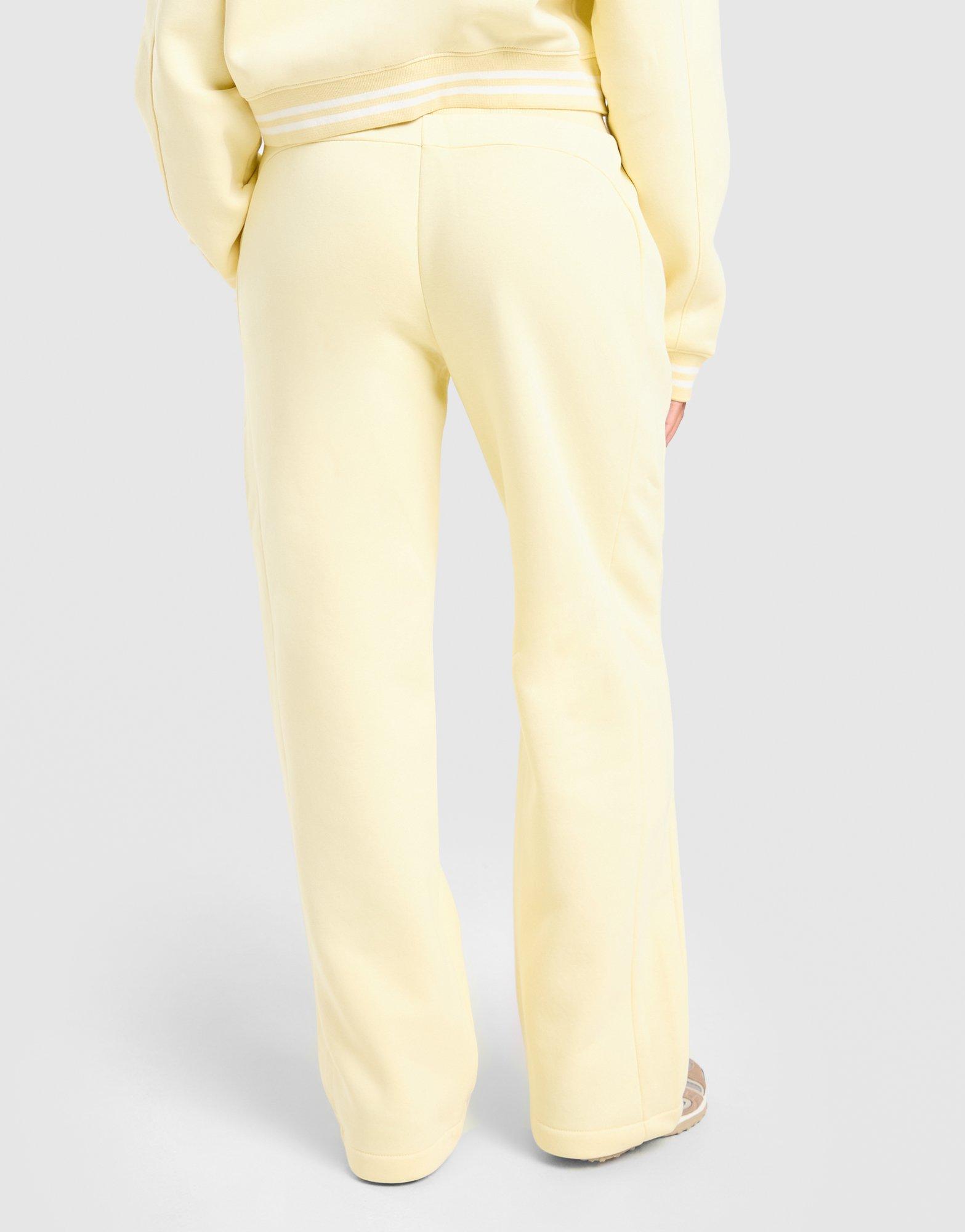 New Balance Ribbed Wide Leg Joggers