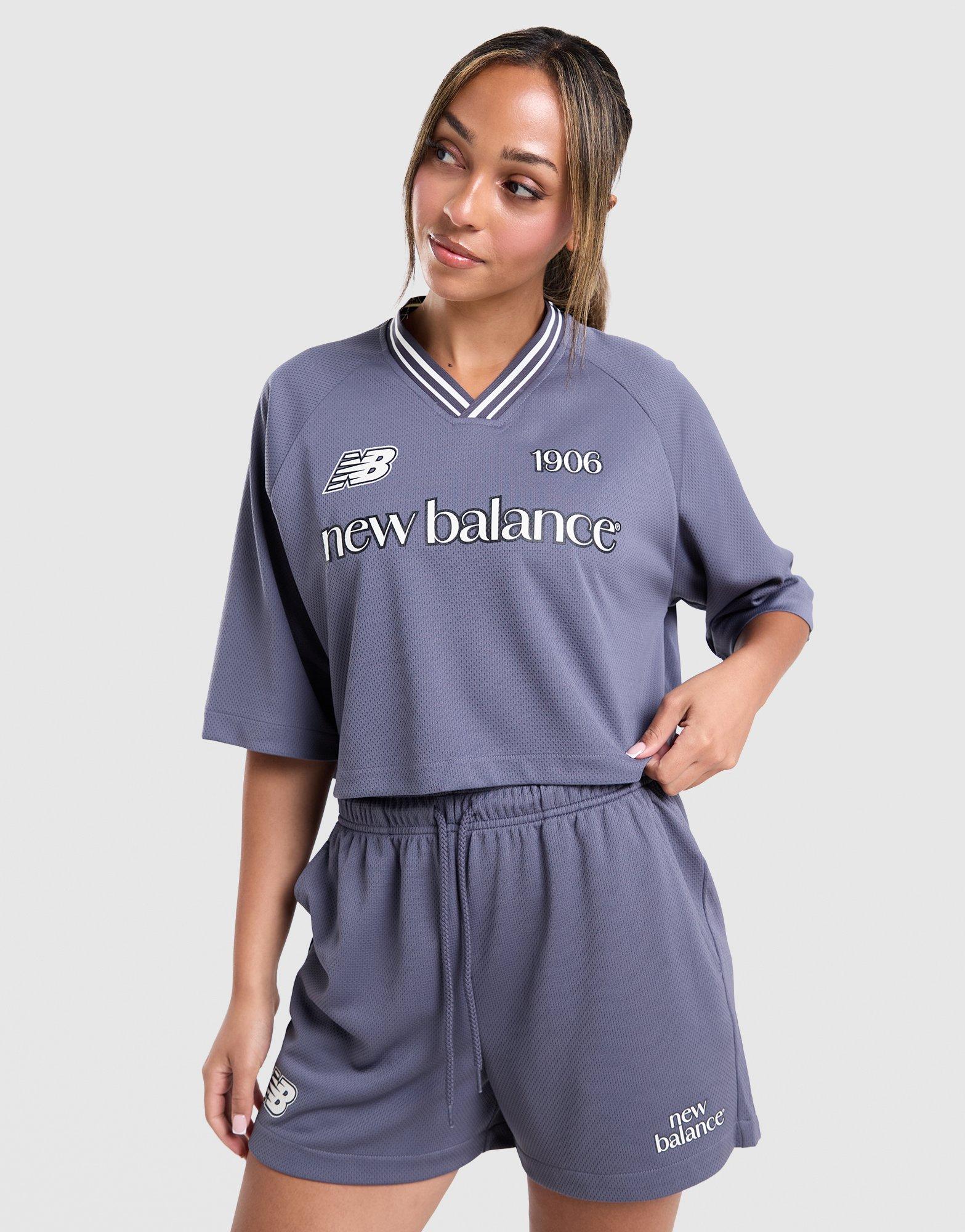 New Balance V-Neck Cropped Jersey
