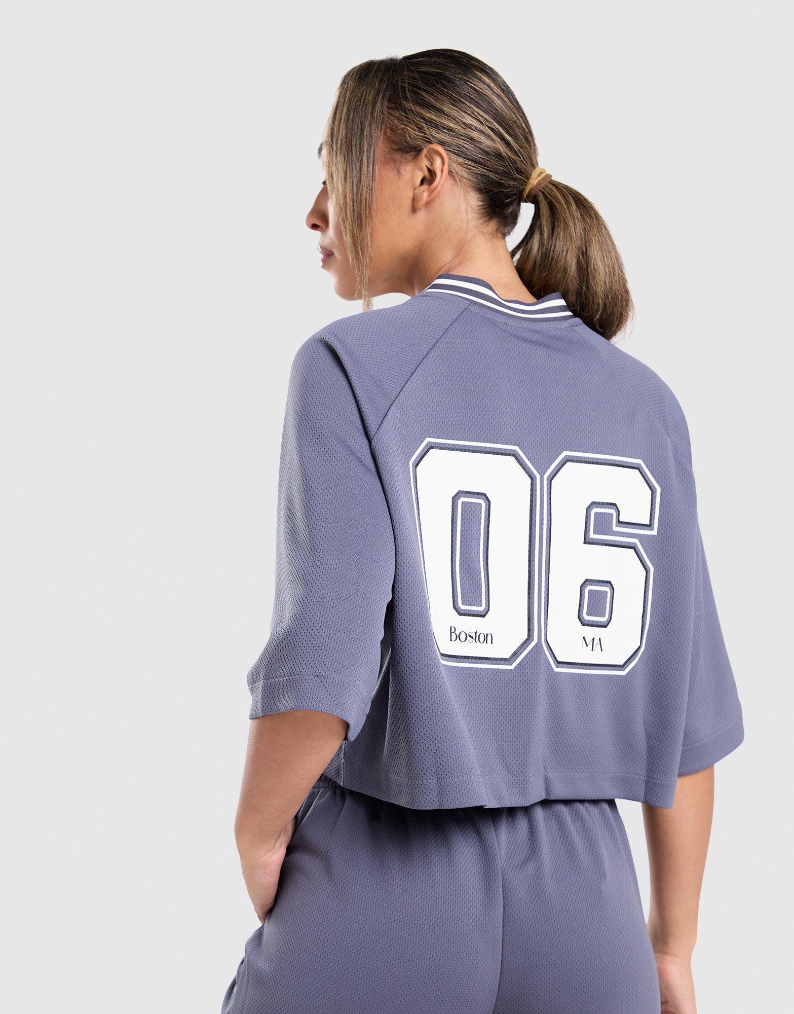 New Balance V-Neck Cropped Jersey