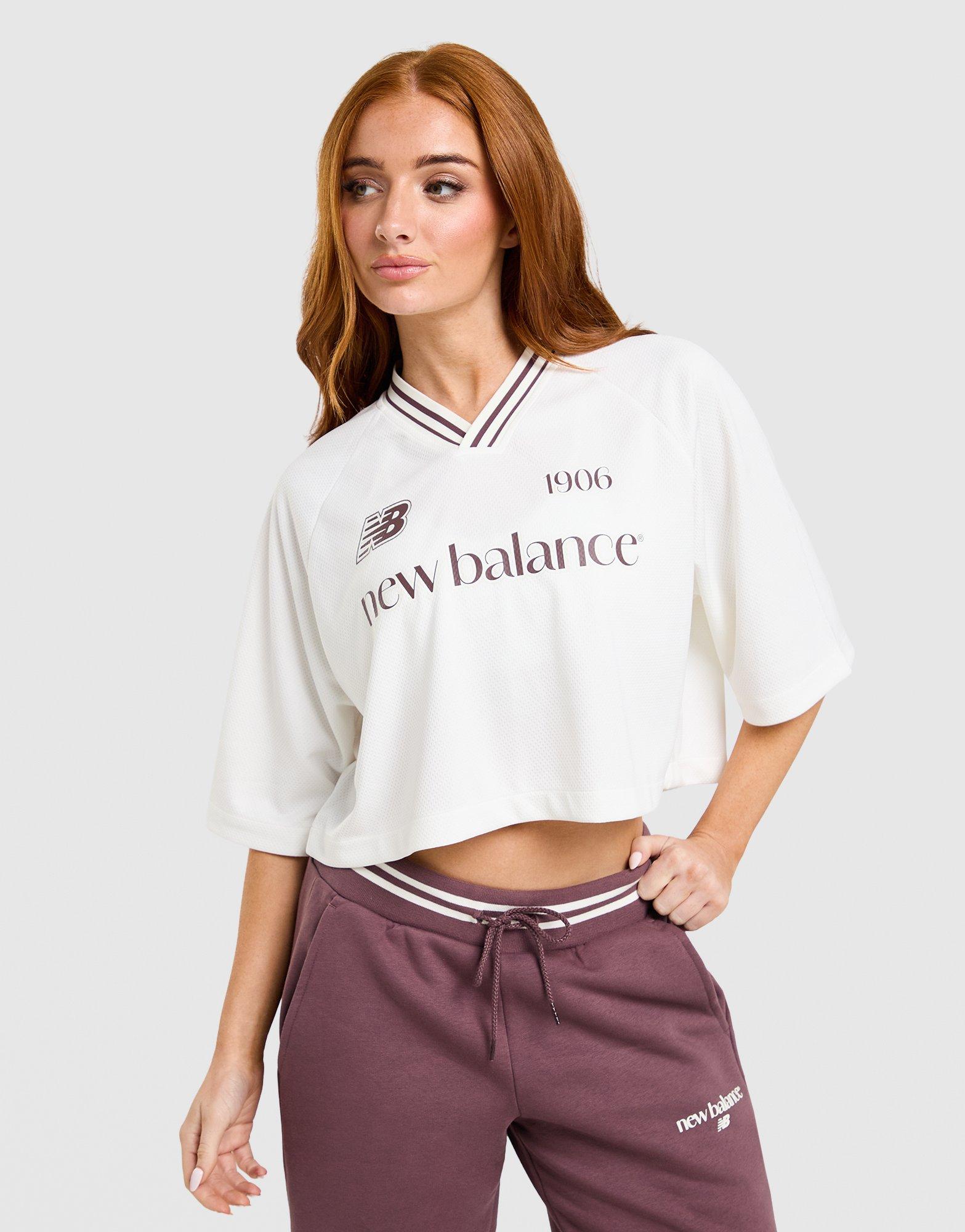 New Balance V-Neck Cropped Jersey
