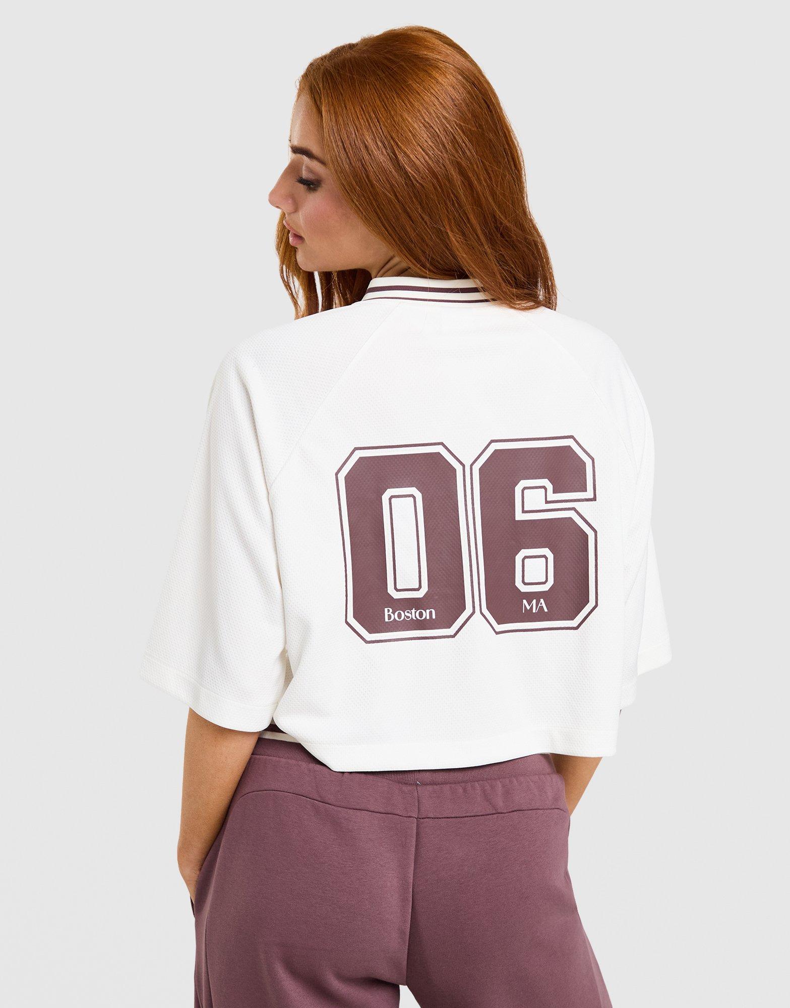 New Balance V-Neck Cropped Jersey