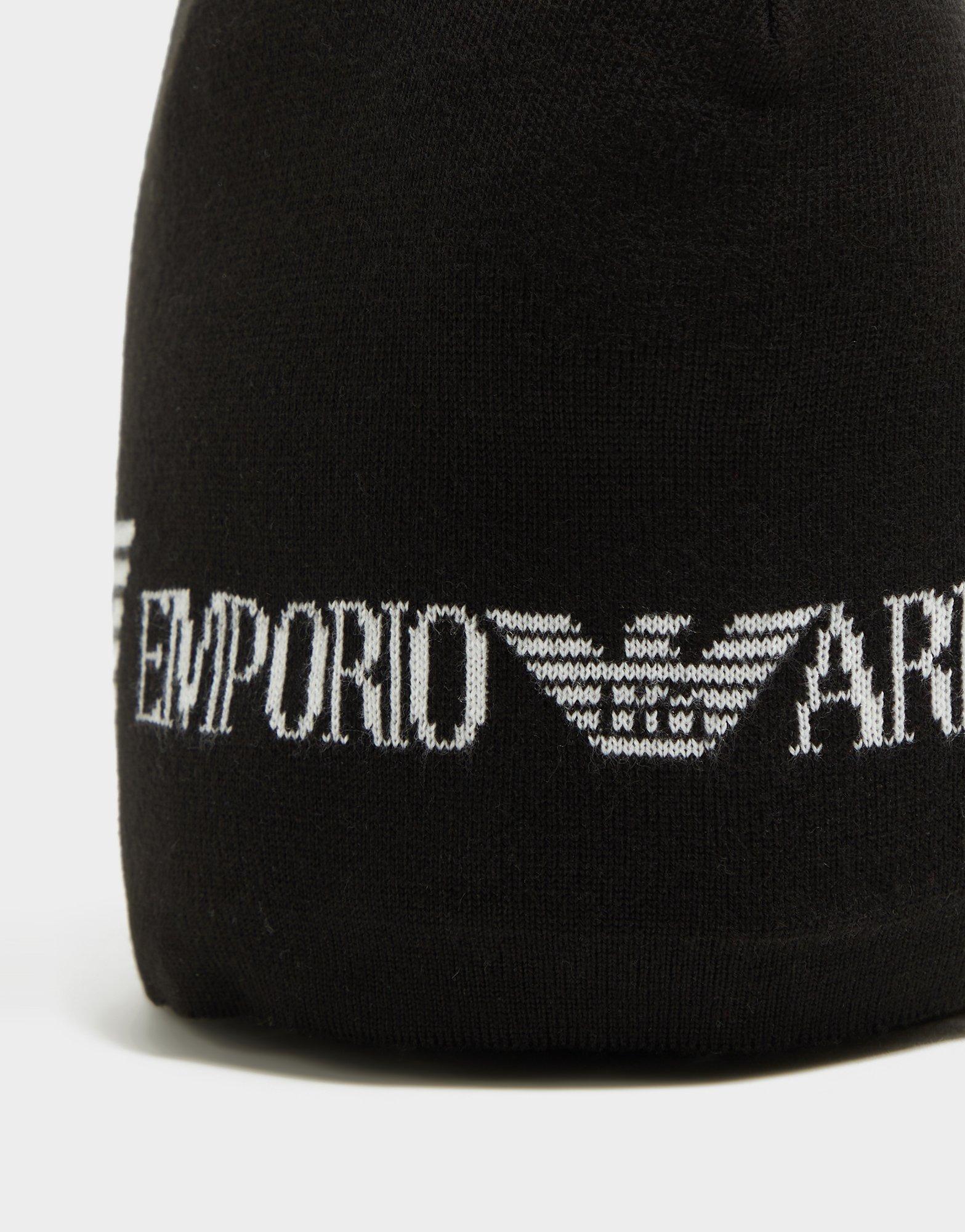 EA7 Emporio Armani Logo Beanie Hat