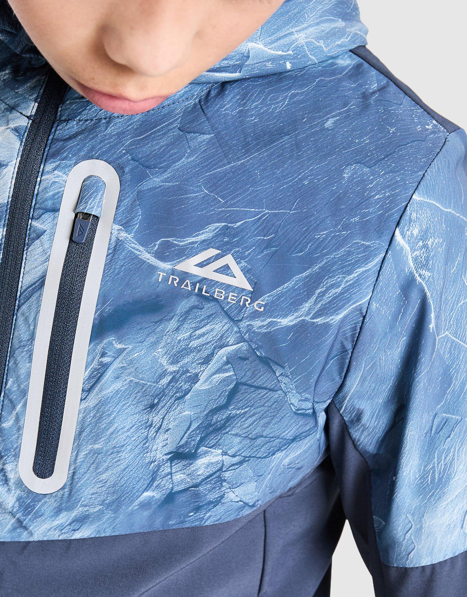 Trailberg Slate All Over Print Windbreaker Jacket Junior