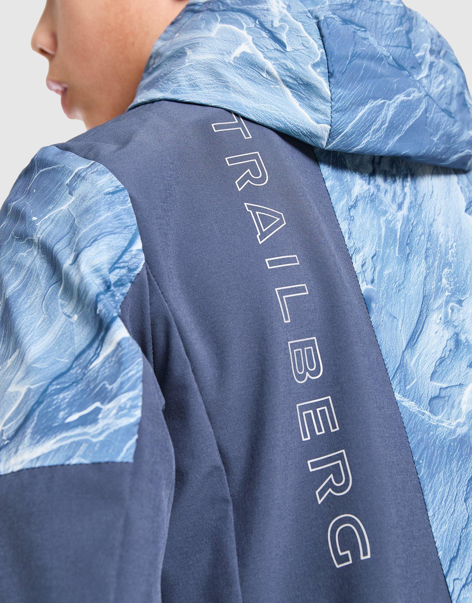 Trailberg Slate All Over Print Windbreaker Jacket Junior