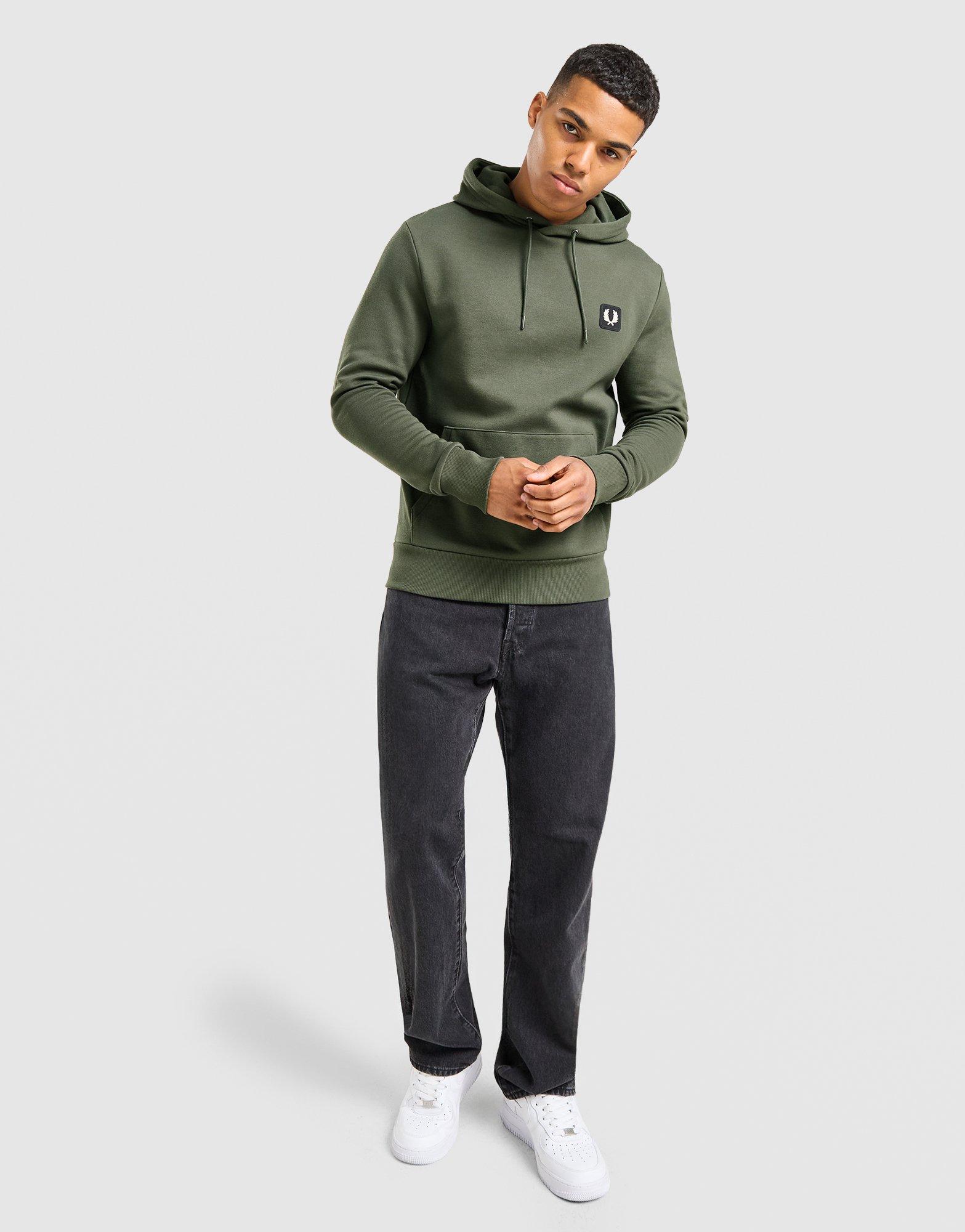 Fred Perry Pique Badge Hoodie