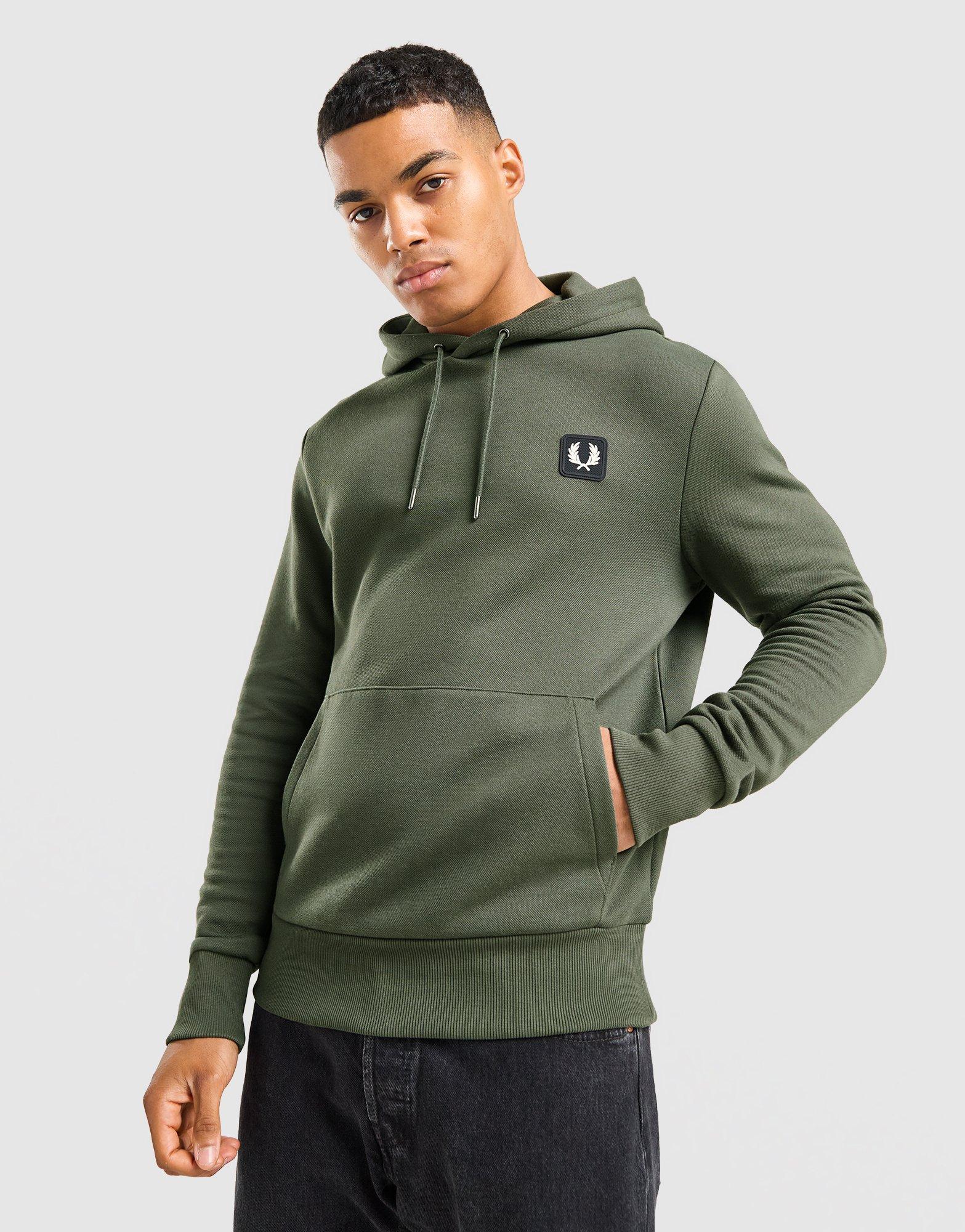 Fred Perry Pique Badge Hoodie