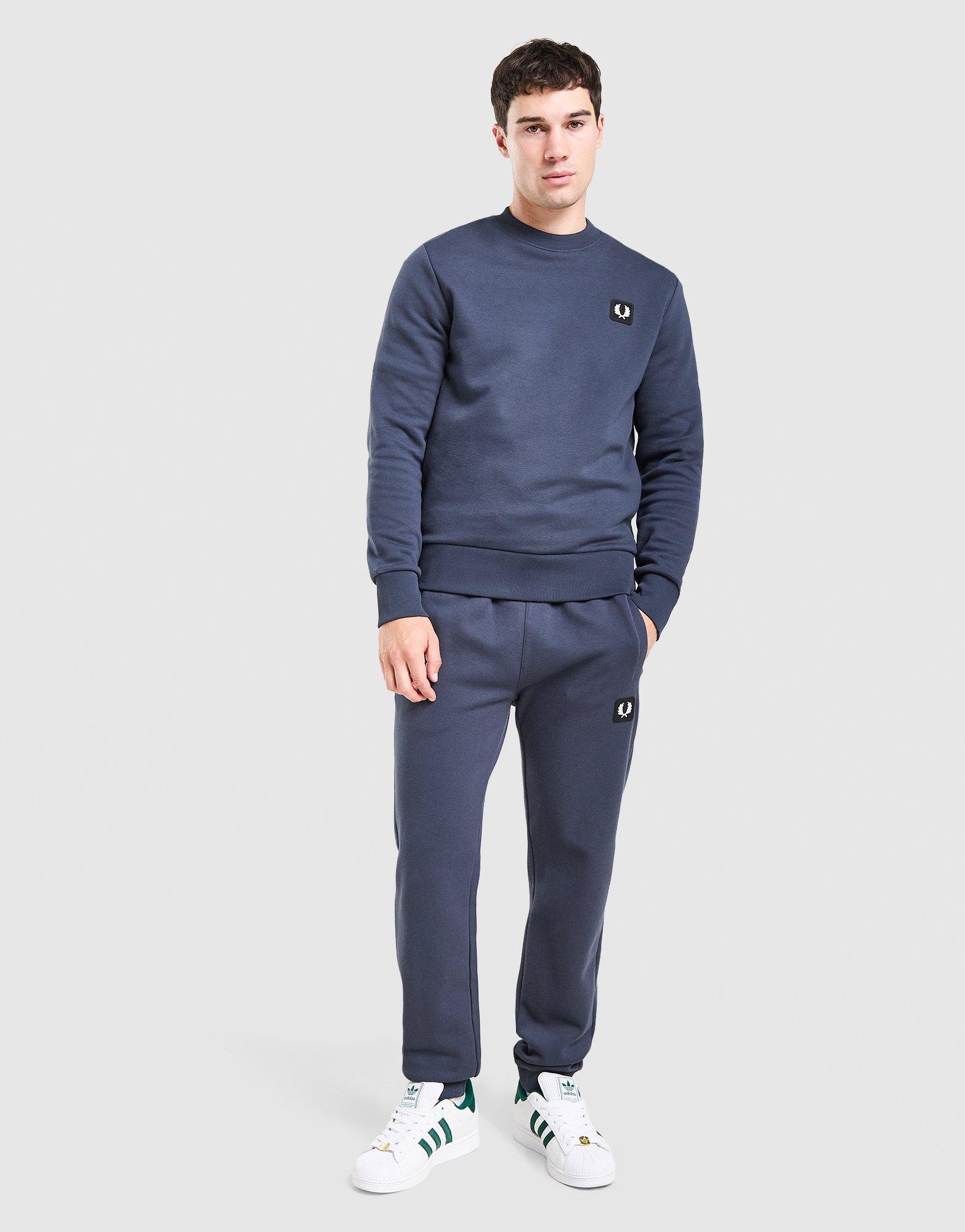 Fred Perry Pique Crew Sweatshirt