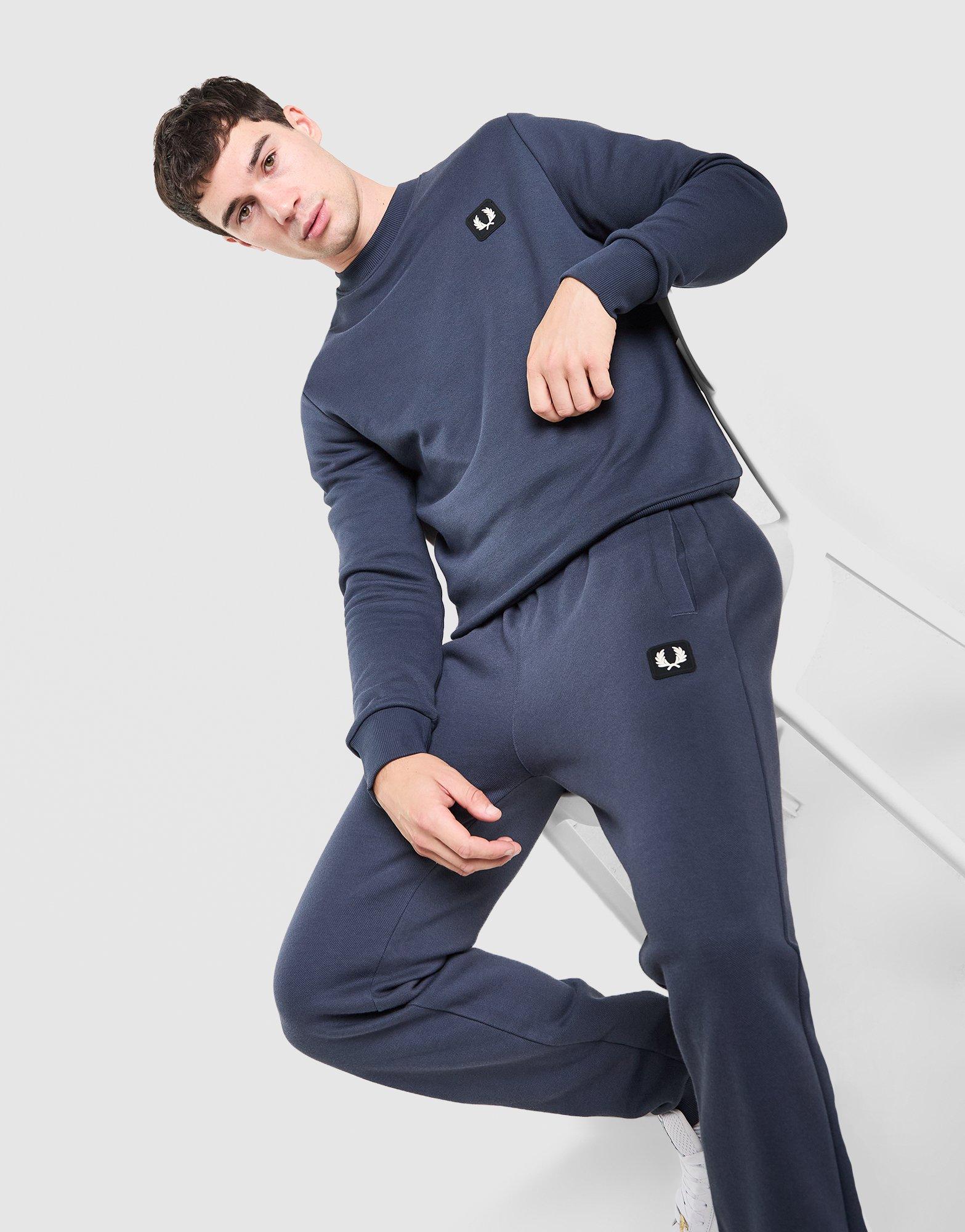 Fred Perry Pique Crew Sweatshirt