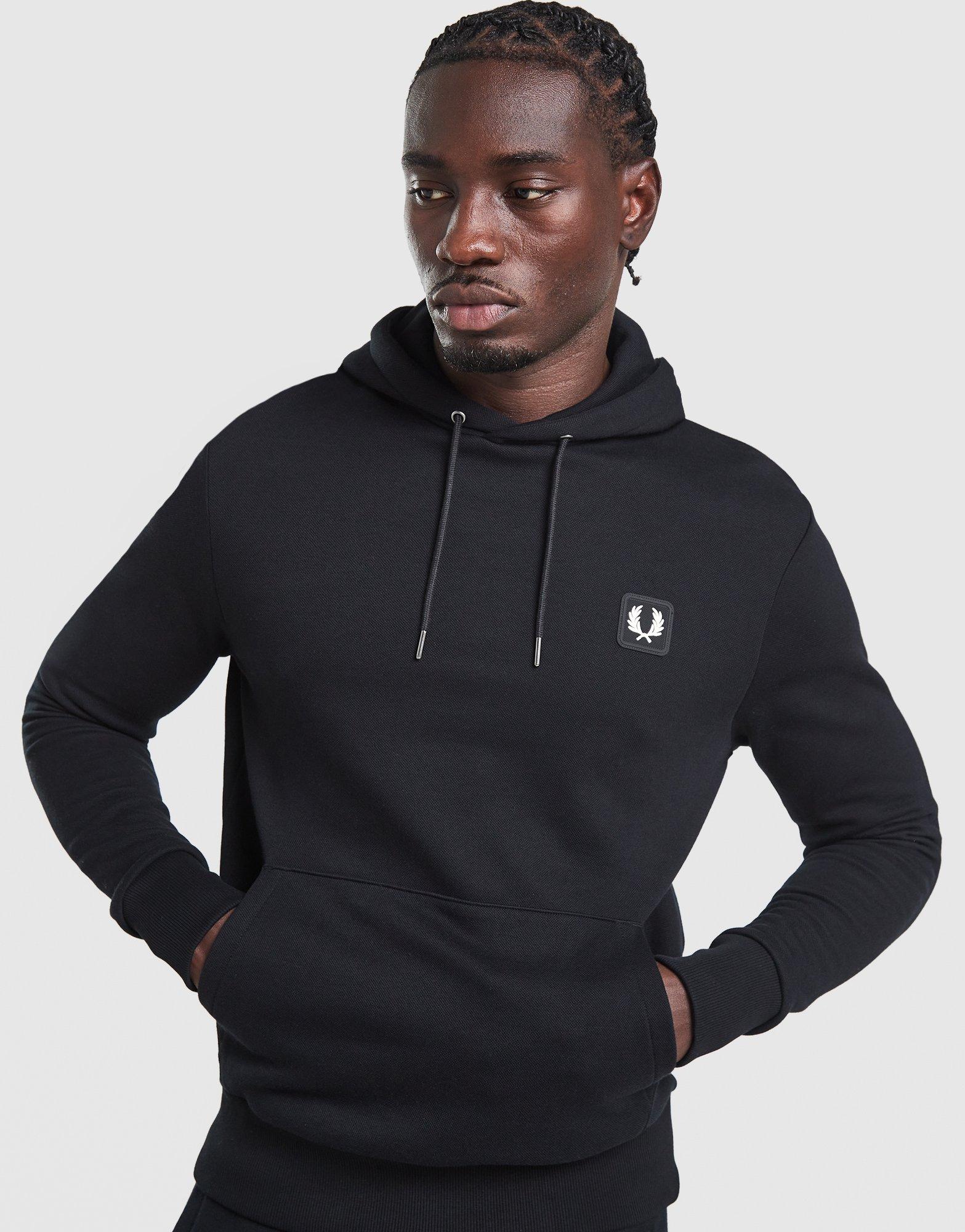 Fred Perry Pique Badge Hoodie