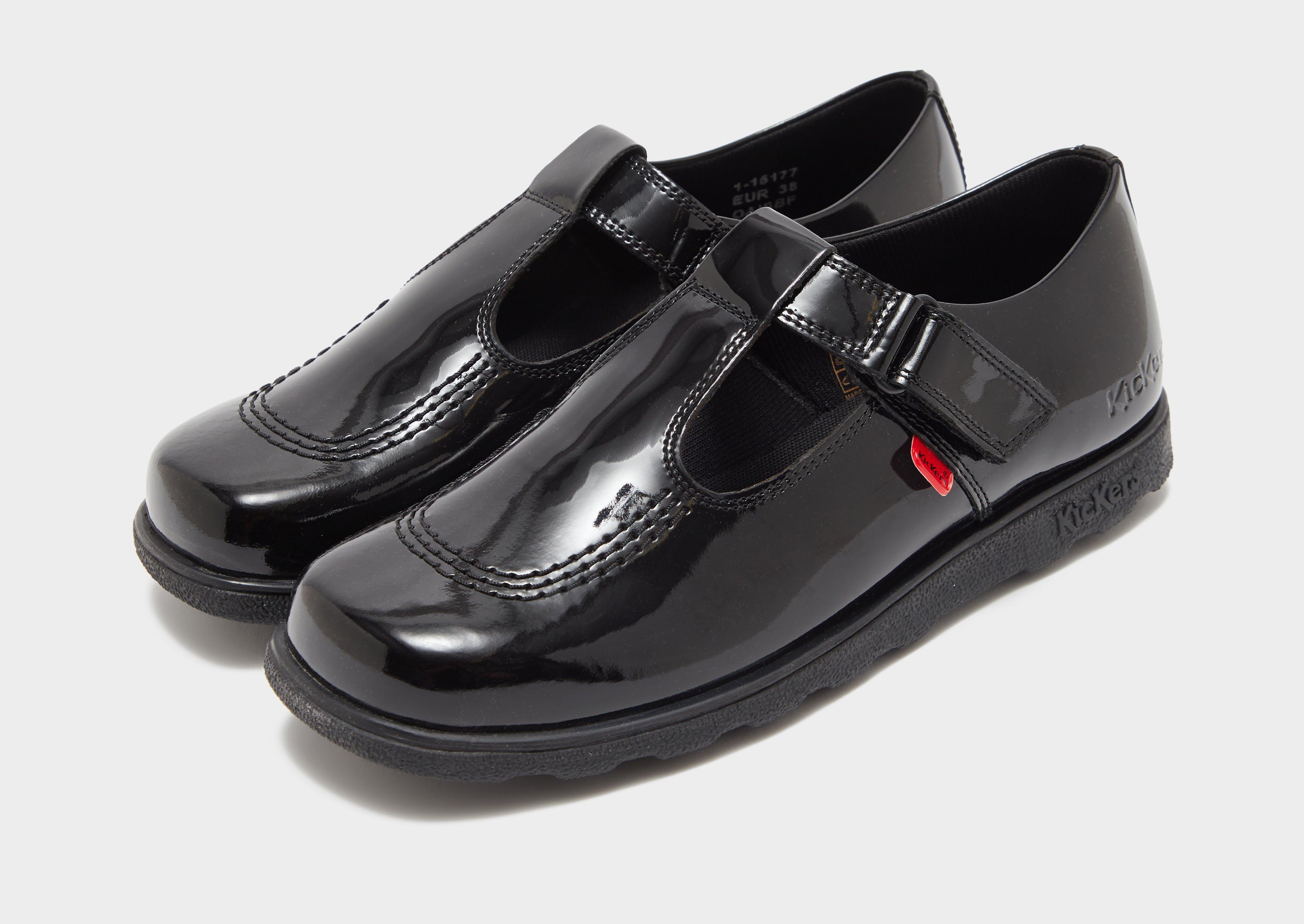 Kickers Fragma T-Bar Patent Junior