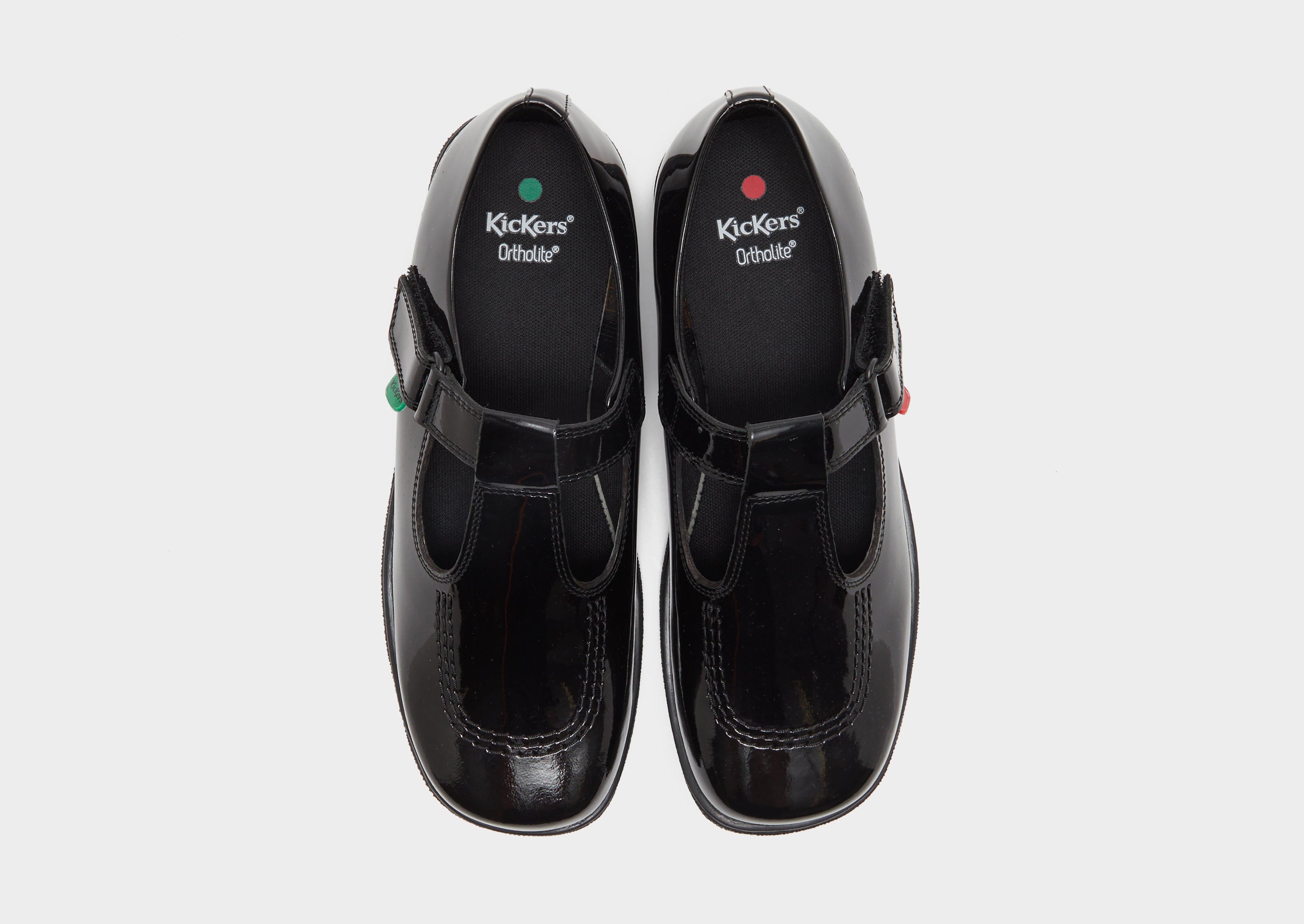 Kickers Fragma T-Bar Patent Junior