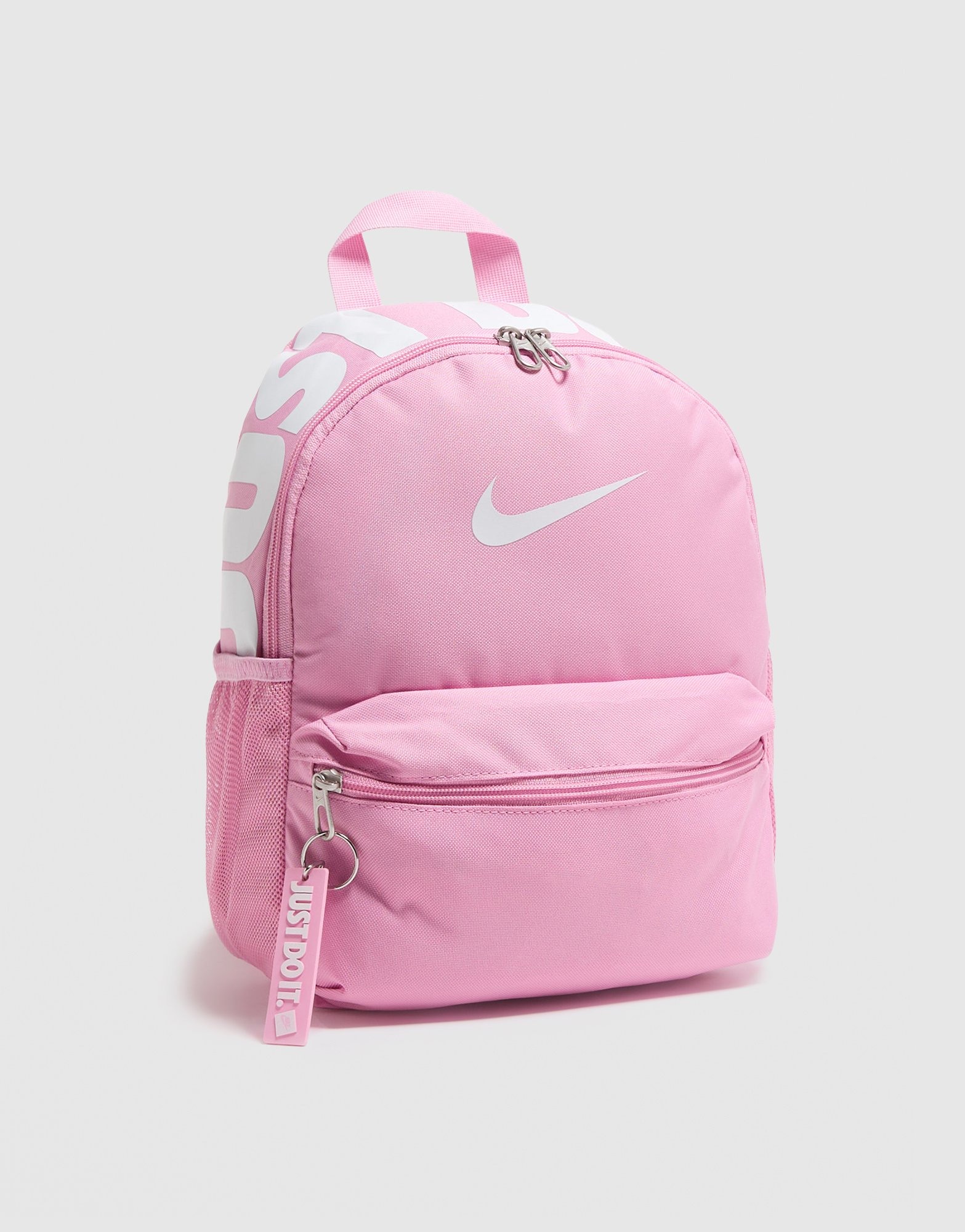 nike backpack in pink Brasilia Mesh Backpack, Light Magenta Compatible with most hydration bladders Nike Brasilia Mesh Backpack -