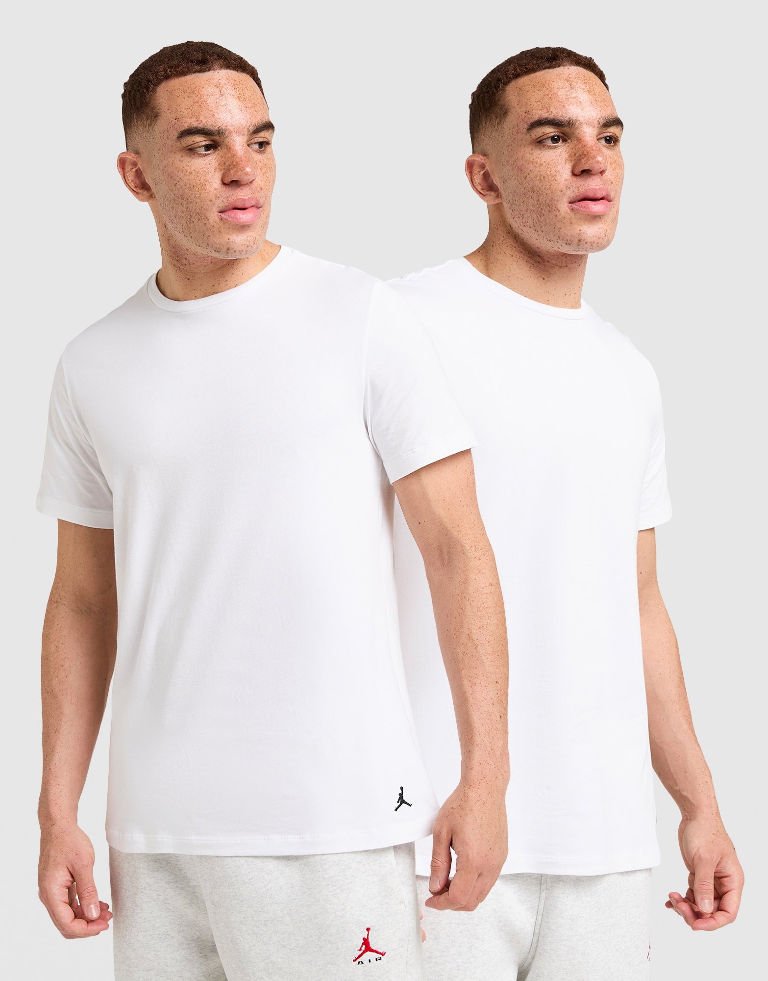 White Jordan 2-Pack Flight Base T-Shirt - JD Sports Global