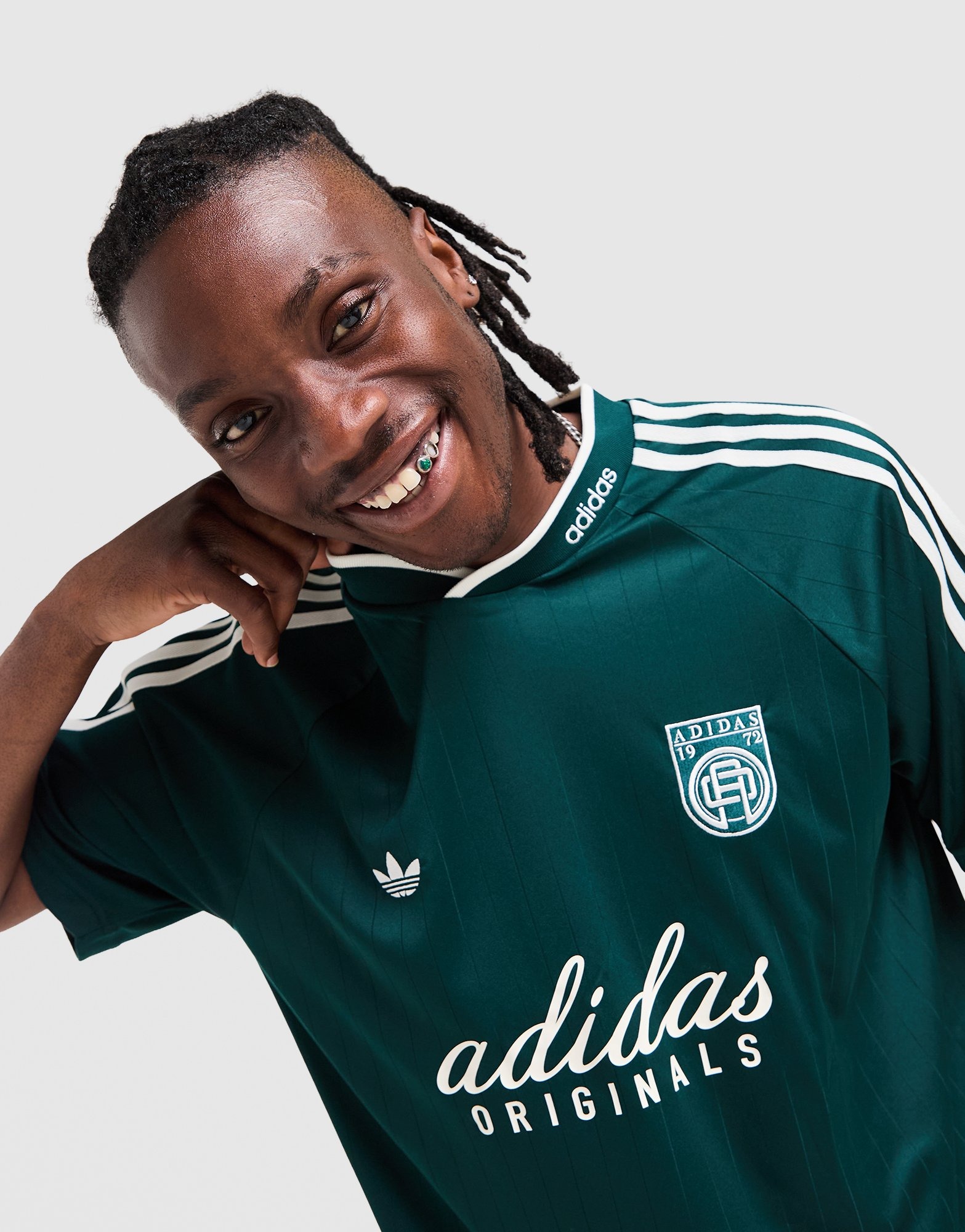 Green adidas Originals '90s Jersey - JD Sports Global