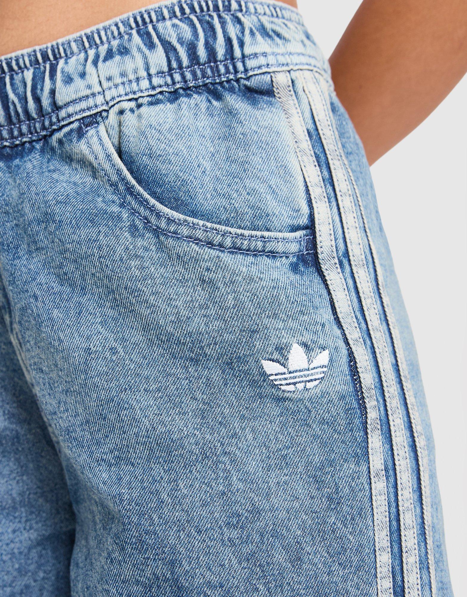 adidas Originals Girls' Denim Track Pants Junior