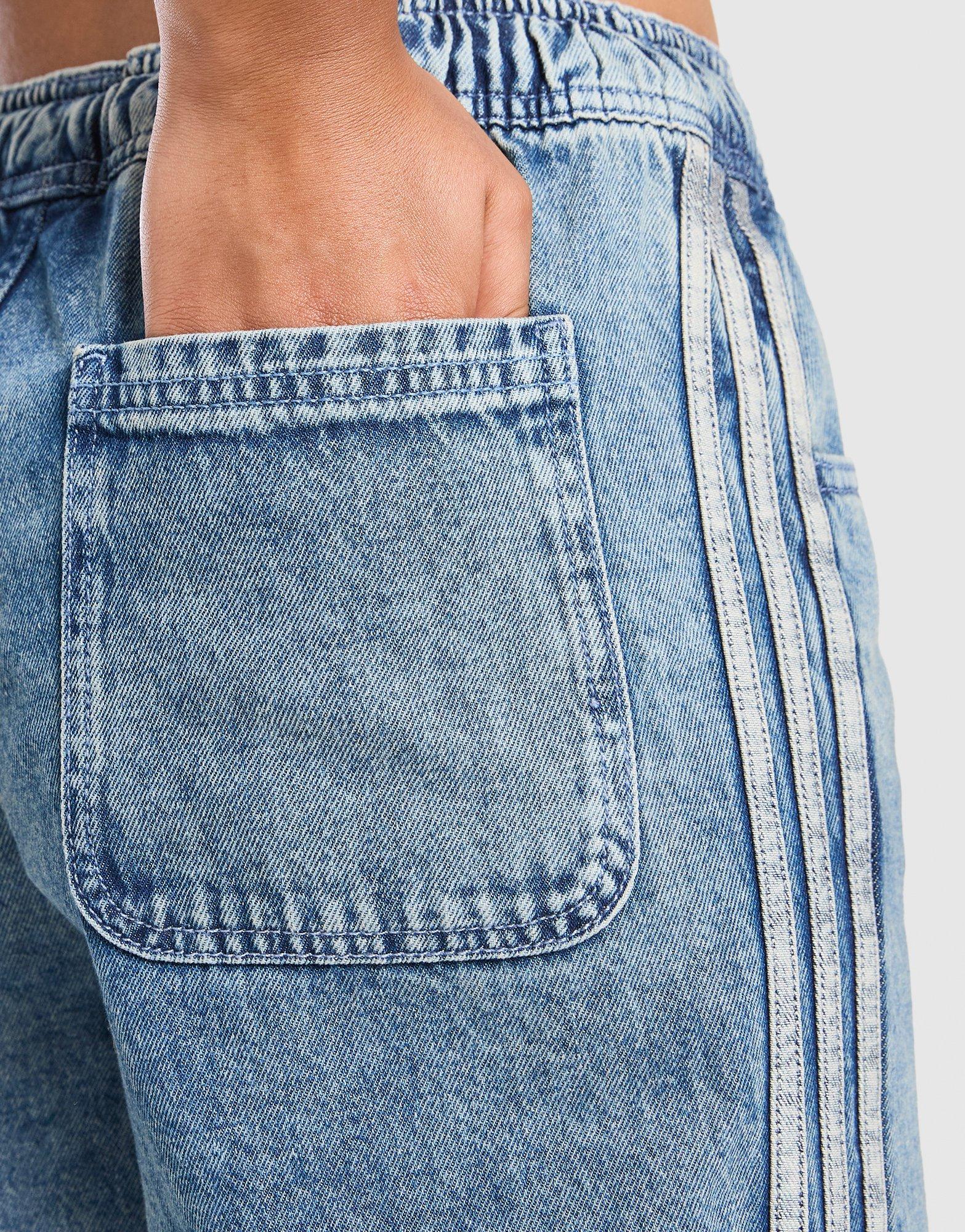 adidas Originals Girls' Denim Track Pants Junior