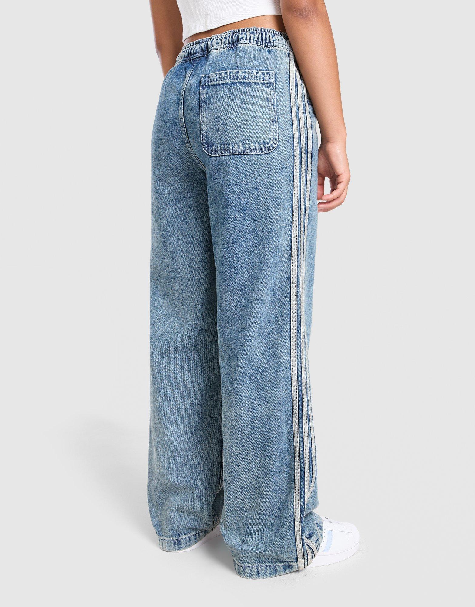 adidas Originals Girls' Denim Track Pants Junior