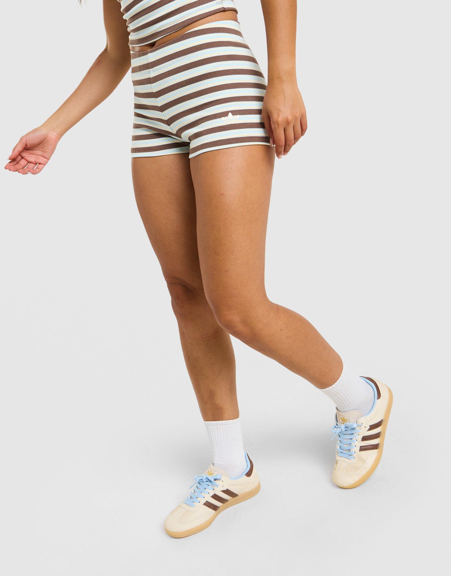 adidas Originals Stripe Ribbed Shorts