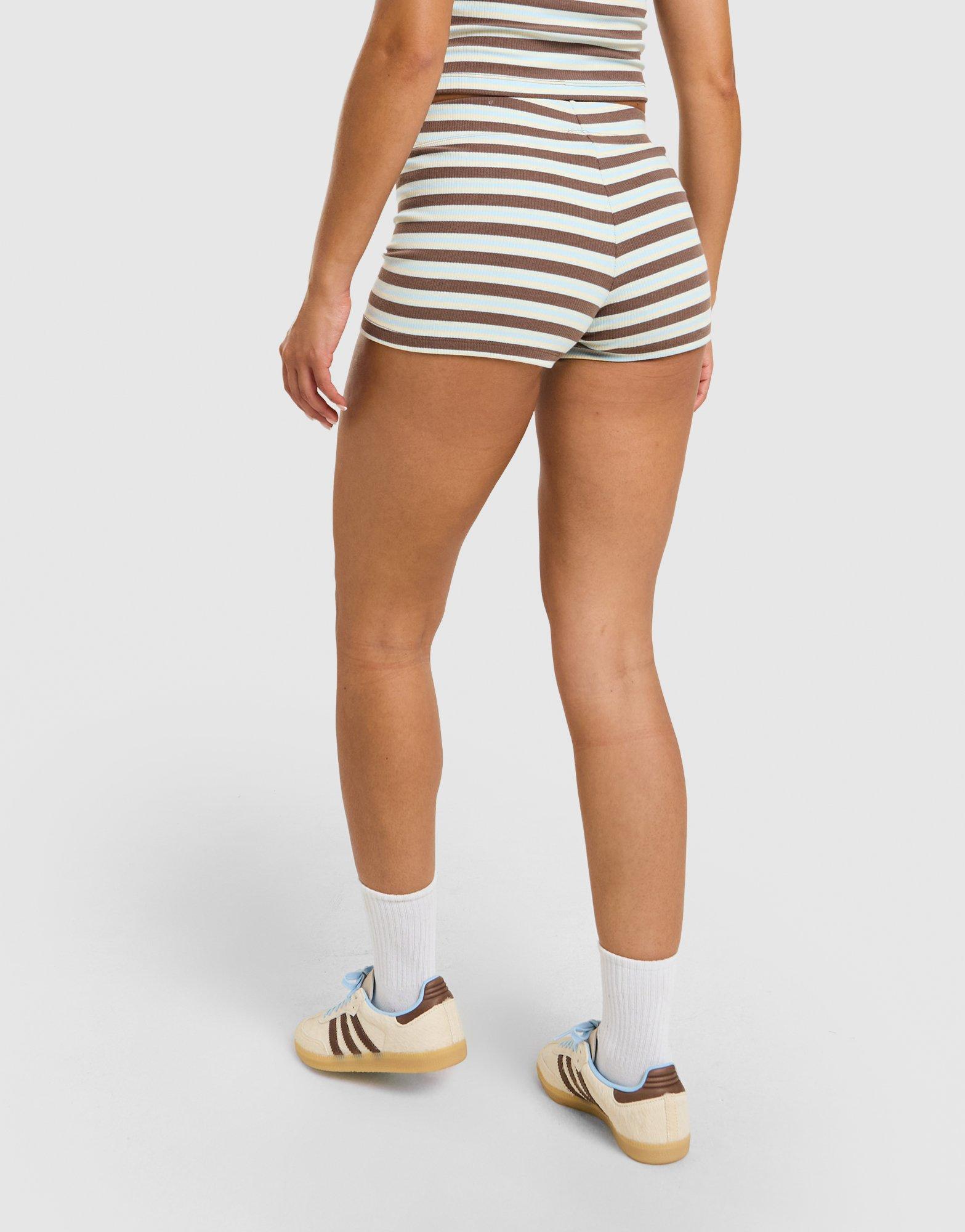 adidas Originals Stripe Ribbed Shorts